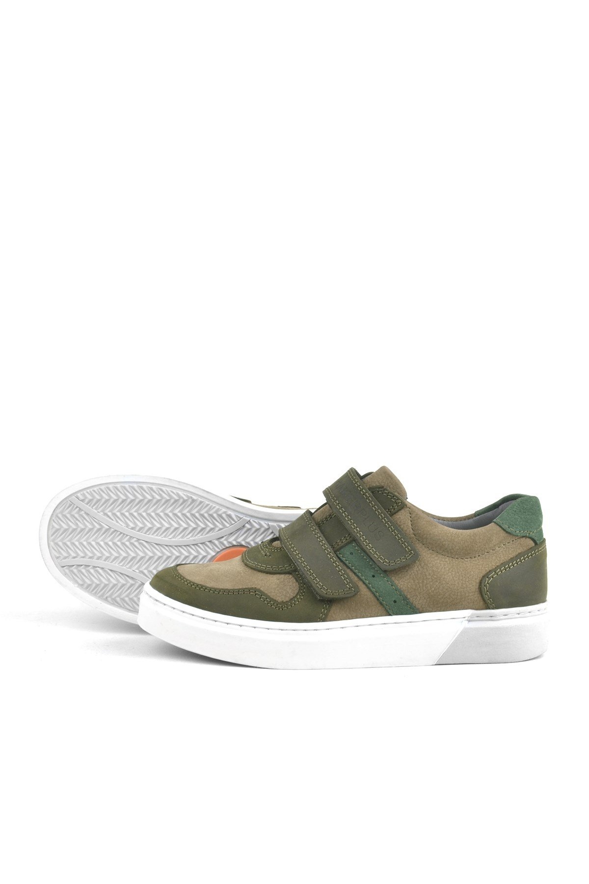 Hakiki Deri Haki Cırtlı Erkek Çocuk Sneaker - Görsel 6