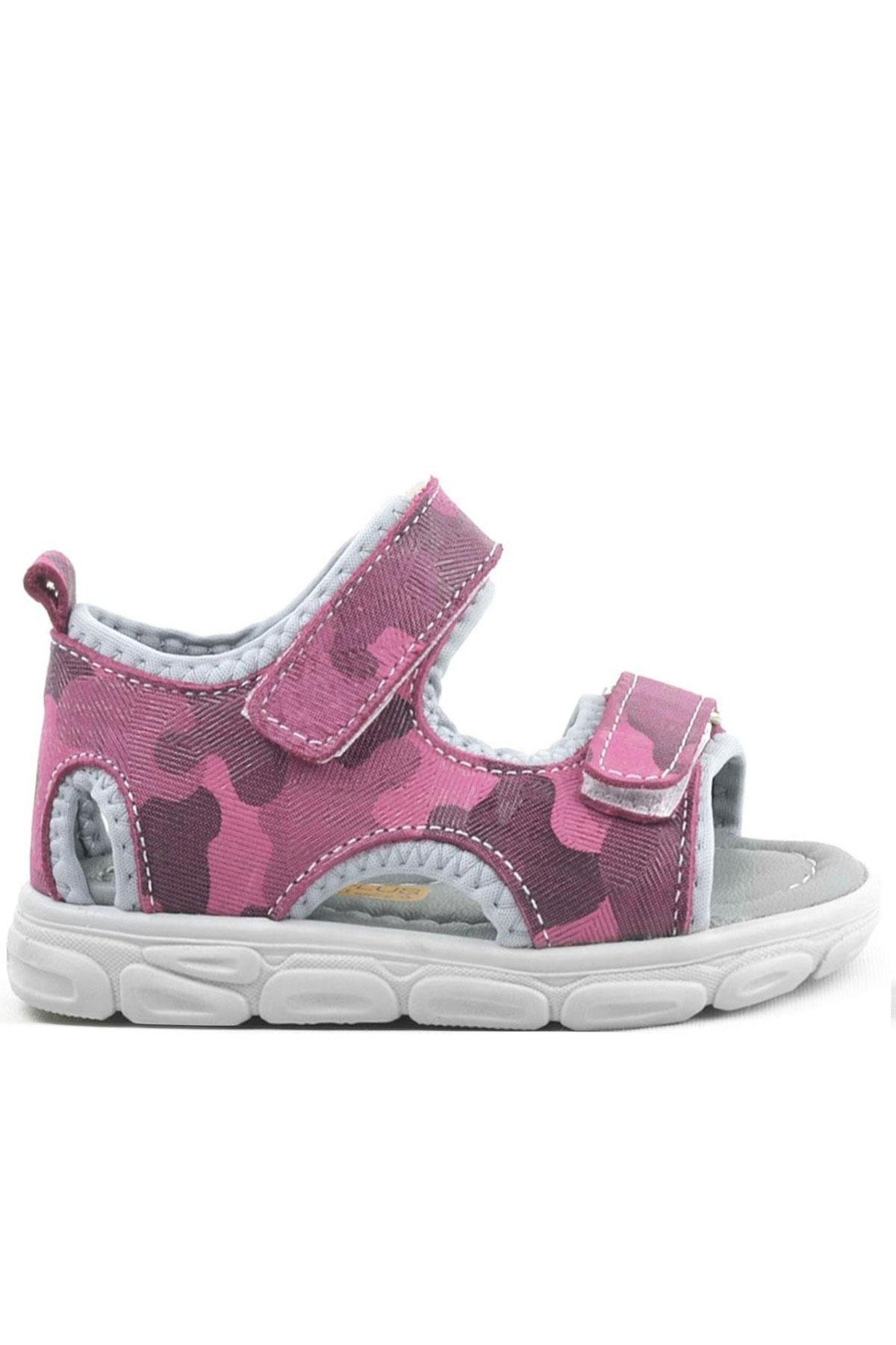Wisps Hakiki Deri Açık Pembe Bebek Sandalet Ayakkabı - Görsel 3