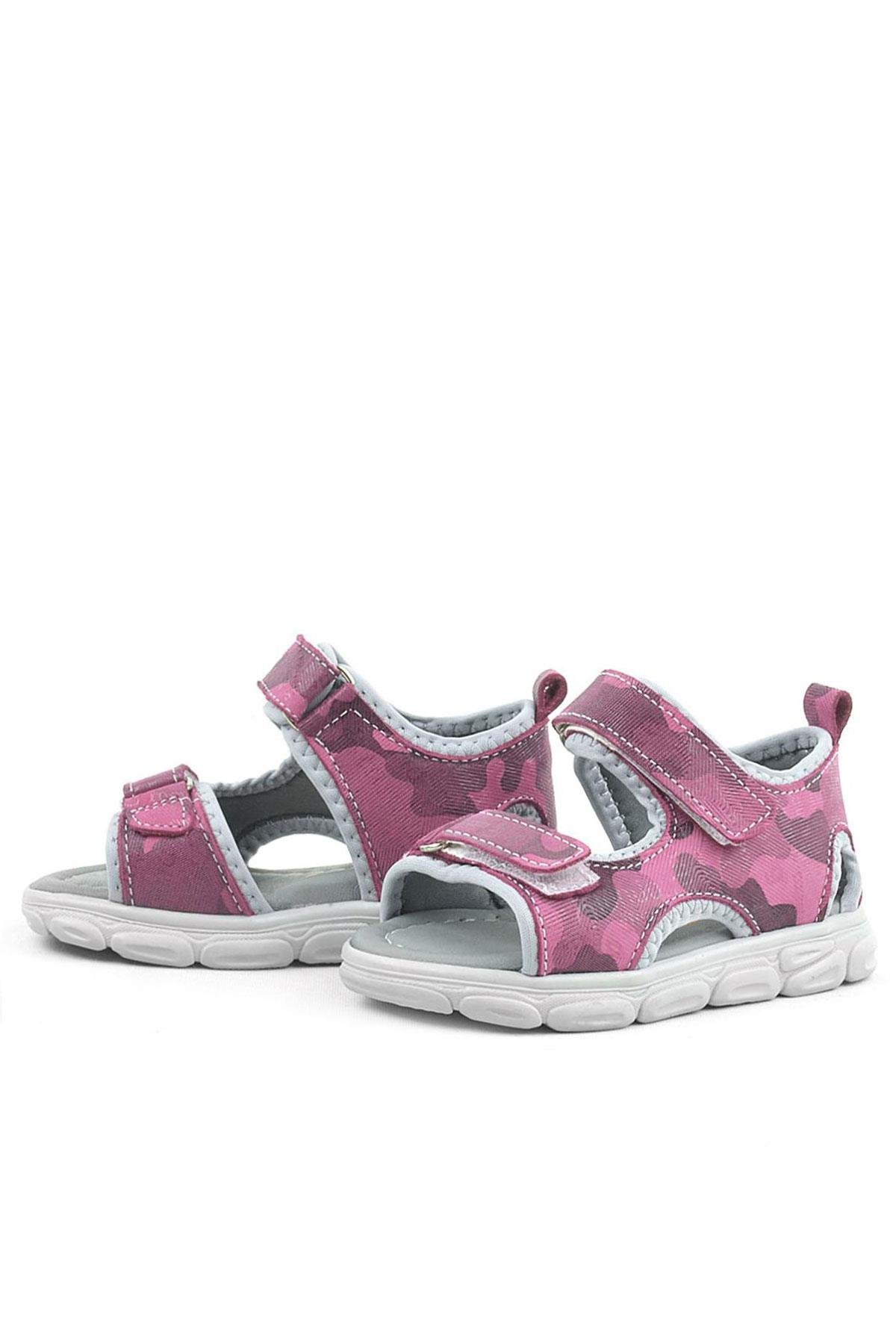 Wisps Hakiki Deri Açık Pembe Bebek Sandalet Ayakkabı - Görsel 5