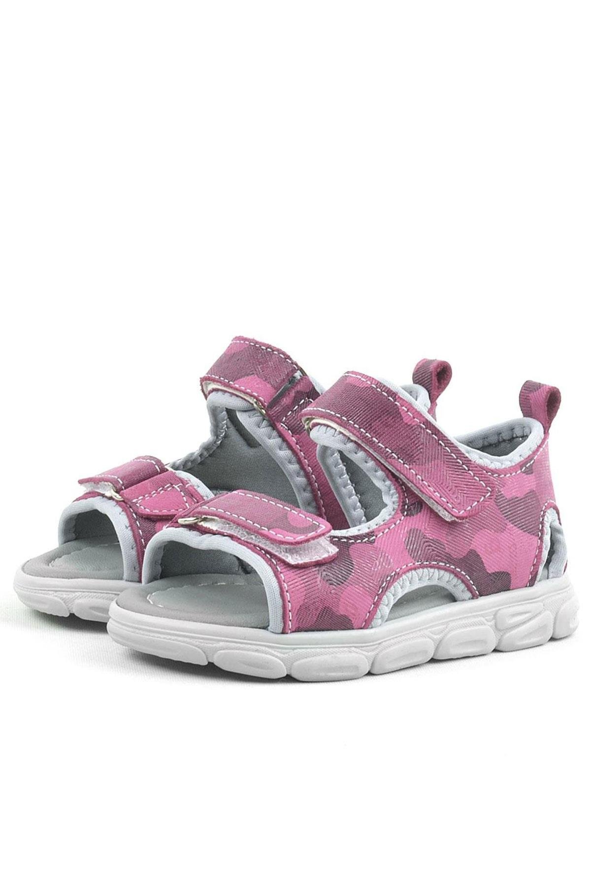 Wisps Hakiki Deri Açık Pembe Bebek Sandalet Ayakkabı - Görsel 6