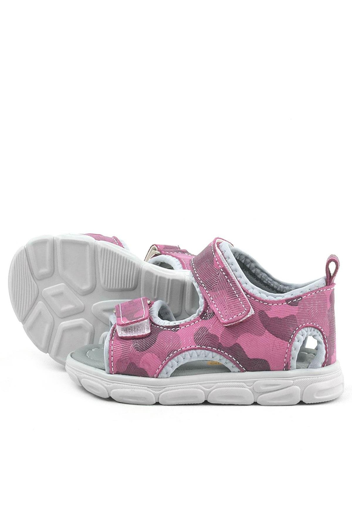 Wisps Hakiki Deri Açık Pembe Bebek Sandalet Ayakkabı - Görsel 7