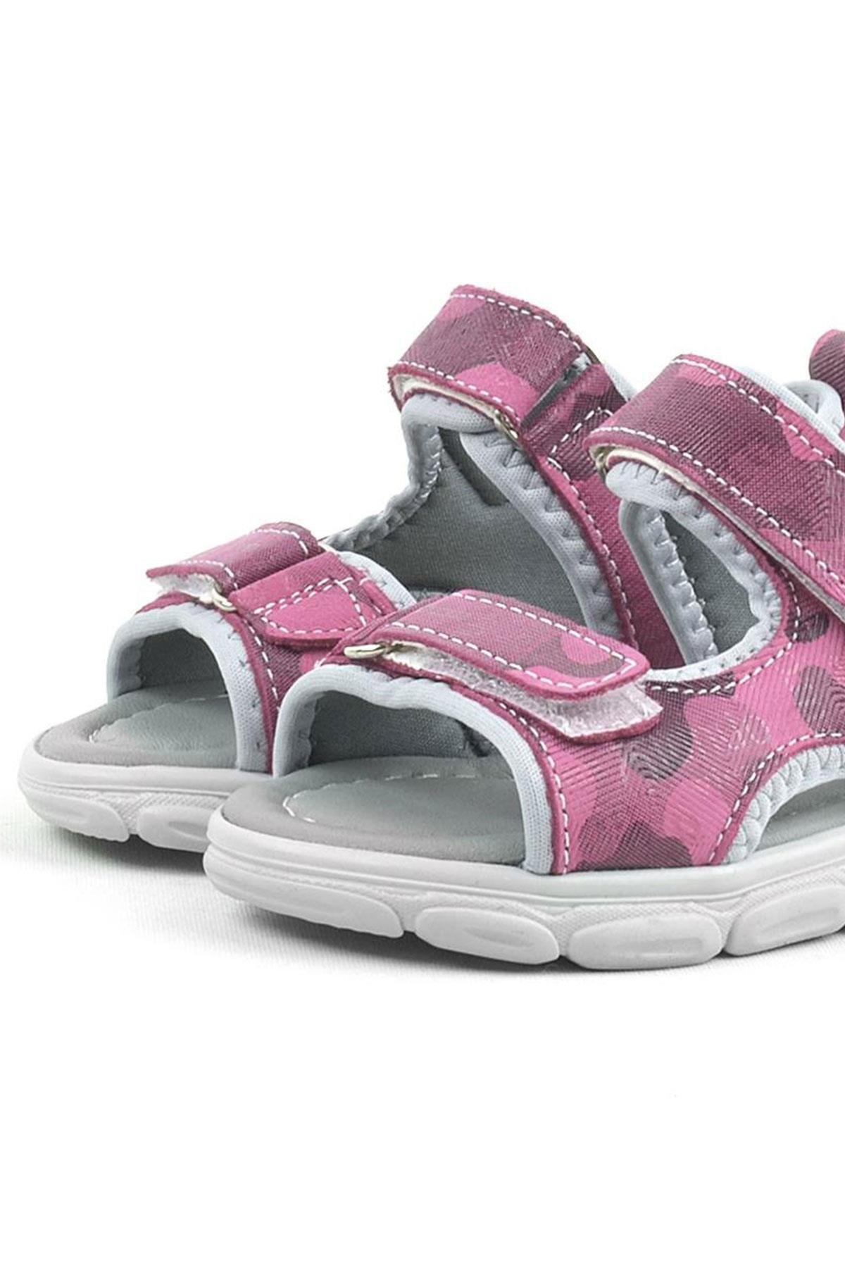 Wisps Hakiki Deri Açık Pembe Bebek Sandalet Ayakkabı - Görsel 8
