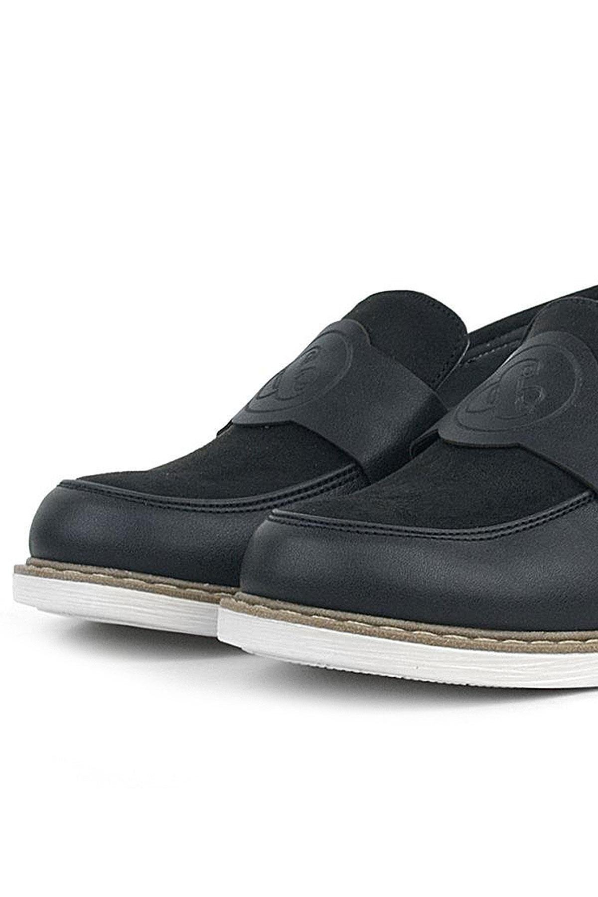 Pixel Siyah Loafer Çocuk Klasik Okul Ayakkabı - Görsel 8