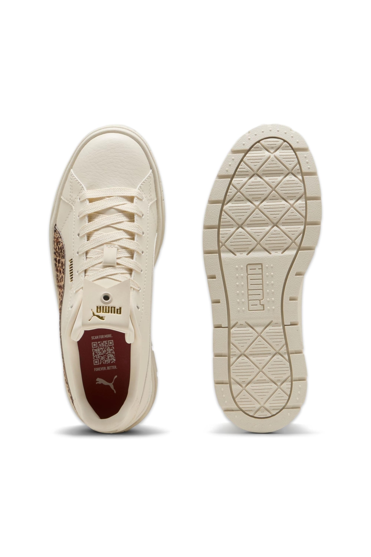 402645 Karmen Ii Animal Flair Günlük Bej Kadın Spor Ayakkabı - Görsel 6