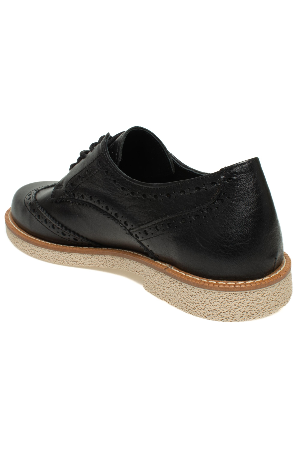 D24Ya-710Z Günlük Siyah Kadın Ayakkabı - Görsel 5