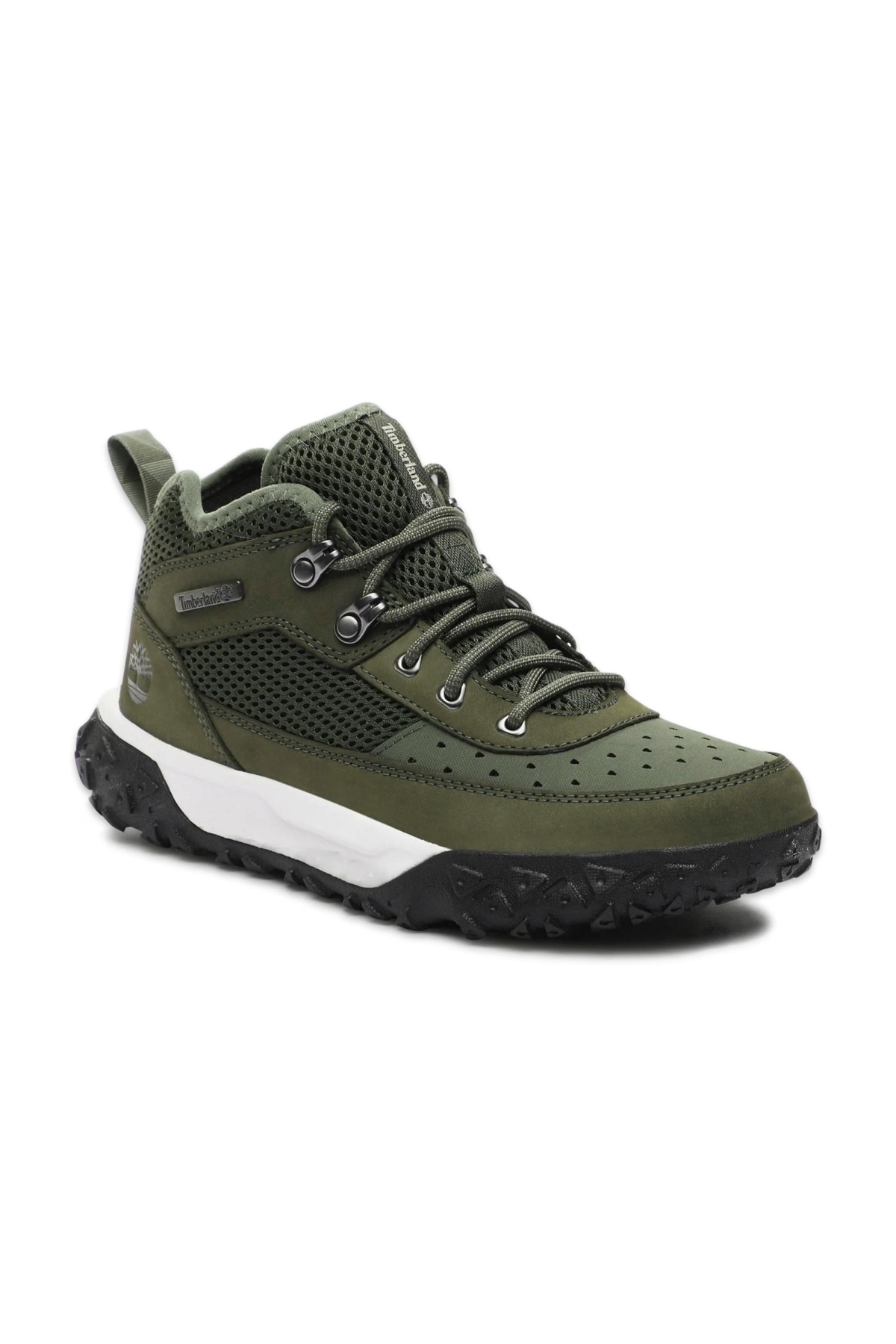Tb0A67Rm Greenstride Motion 6 Mid Lace Up Sneaker Haki Unisex Ayakkabı - Görsel 2