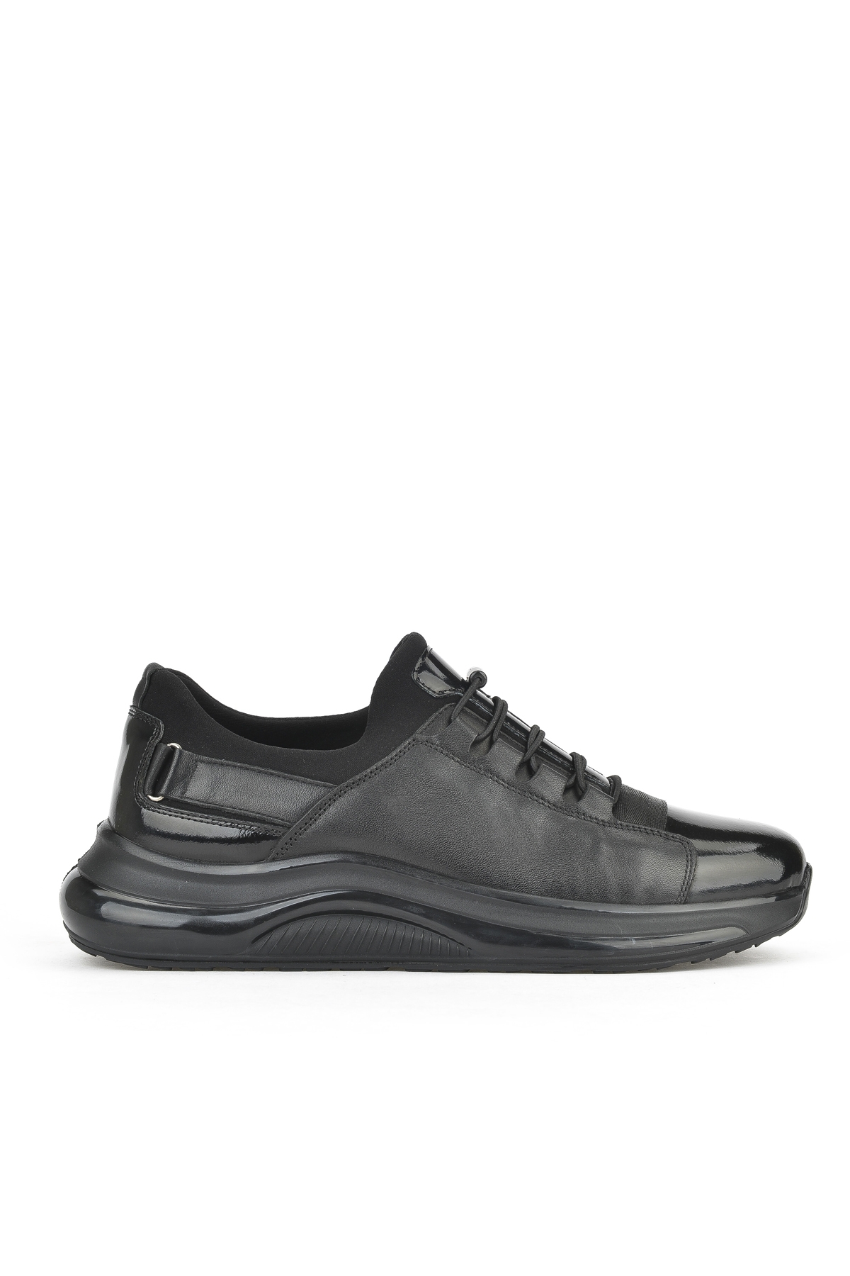 Ziya Erkek Hakiki Deri Sneaker 153423Z704 Siyah - Görsel 2