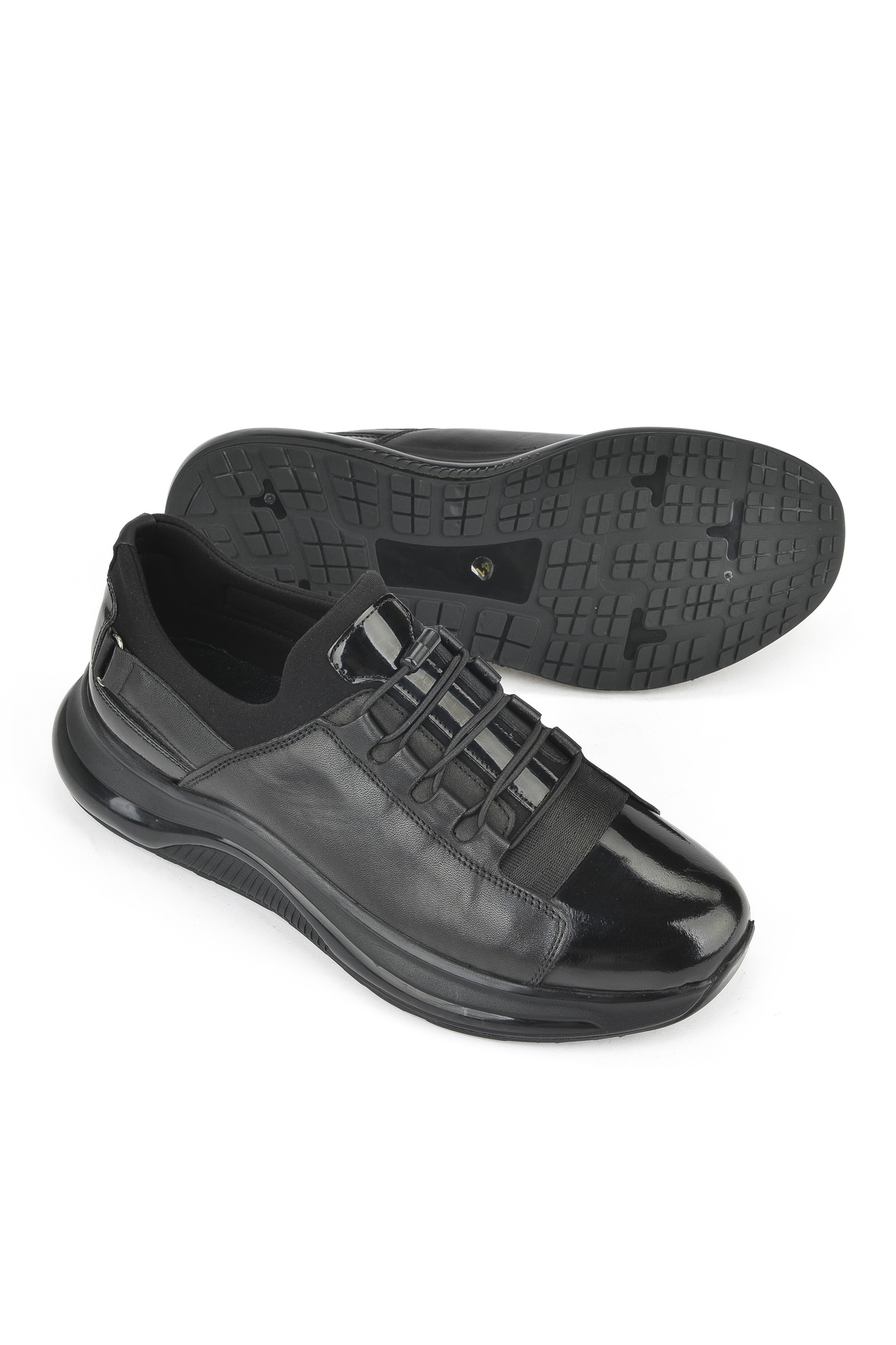 Ziya Erkek Hakiki Deri Sneaker 153423Z704 Siyah - Görsel 5