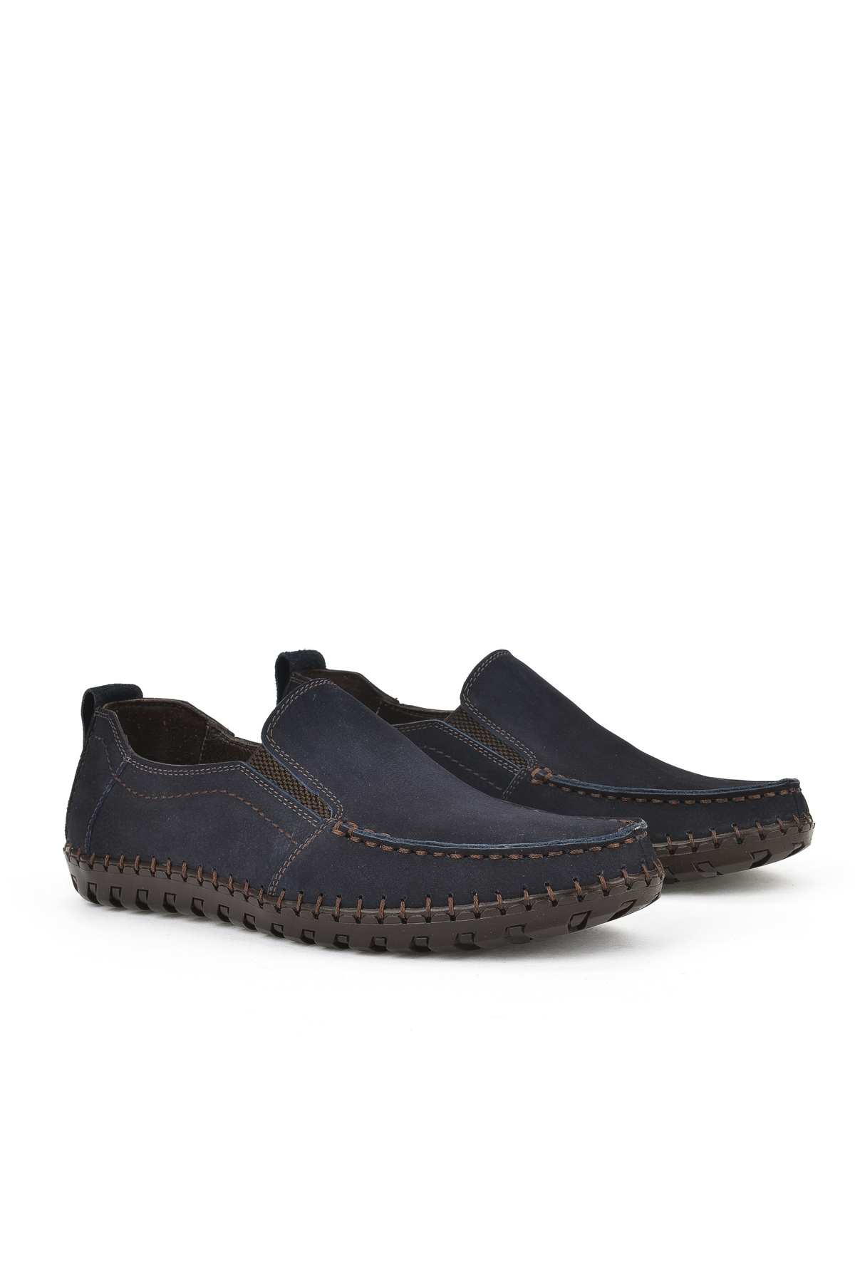 Erkek Hakiki Deri Ayakkabı 1511040ZY182312 Lacivert - Görsel 3