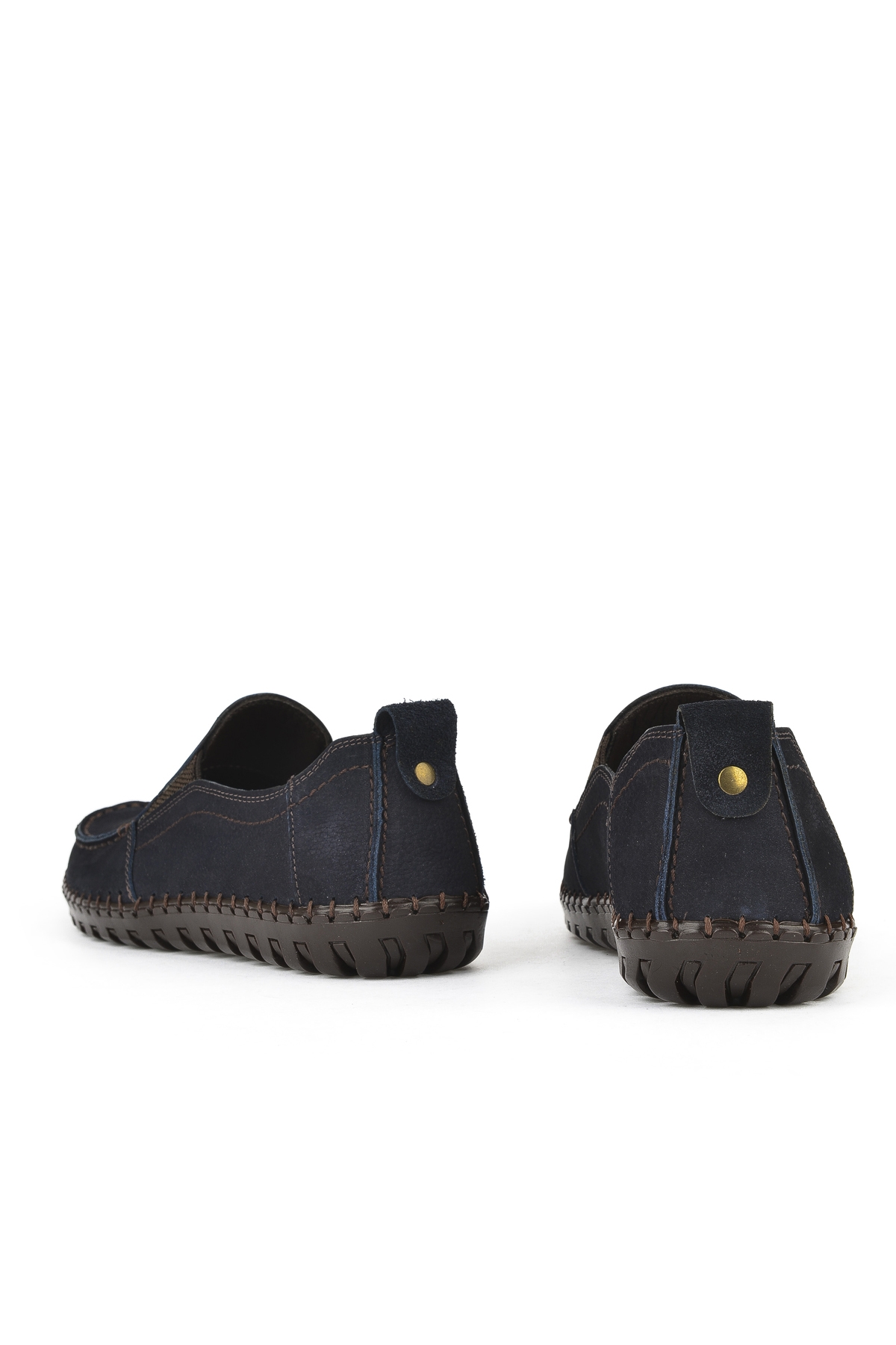 Erkek Hakiki Deri Ayakkabı 1511040ZY182312 Lacivert - Görsel 4