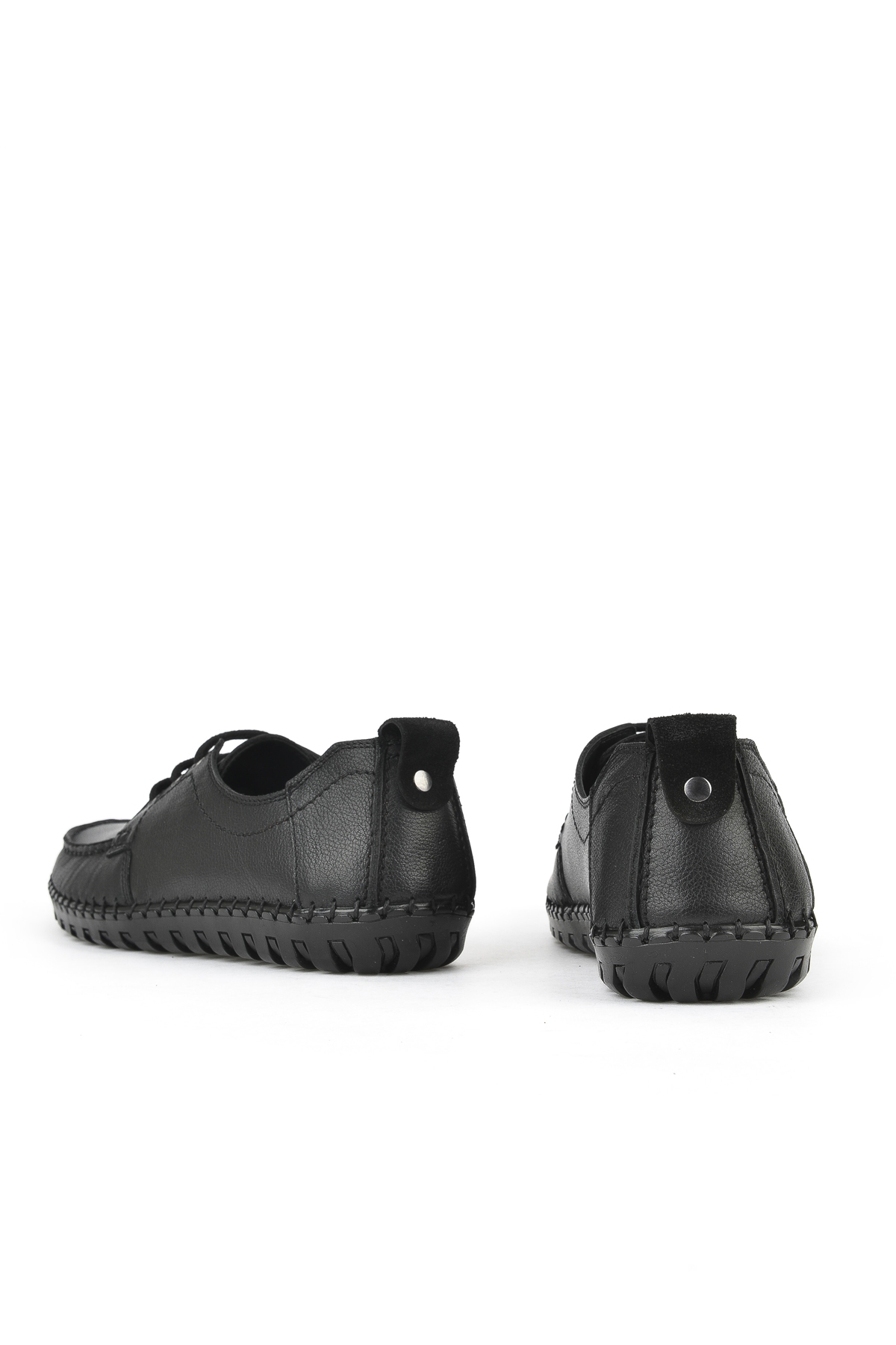 Erkek Hakiki Deri Ayakkabı 1511040ZY18232 Siyah - Görsel 4