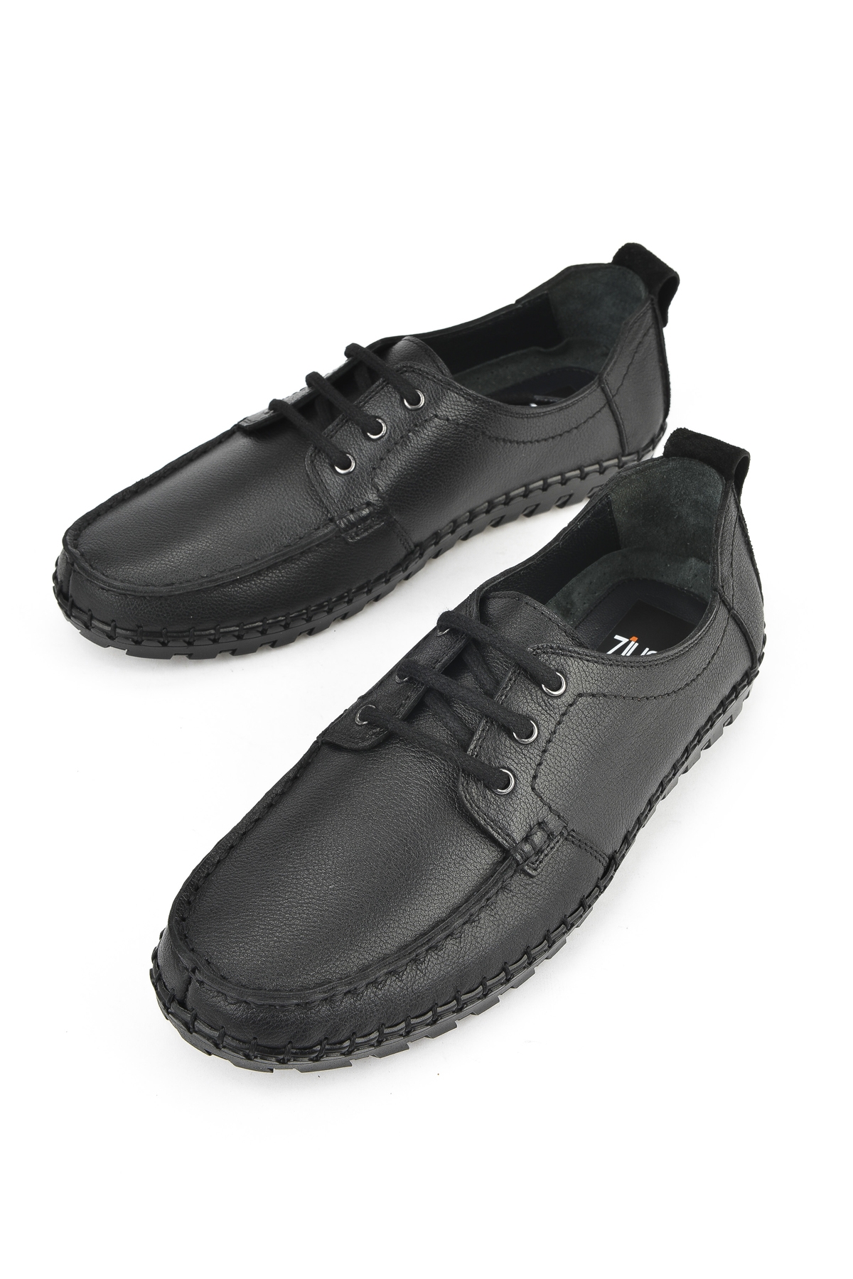 Erkek Hakiki Deri Ayakkabı 1511040ZY18232 Siyah - Görsel 6