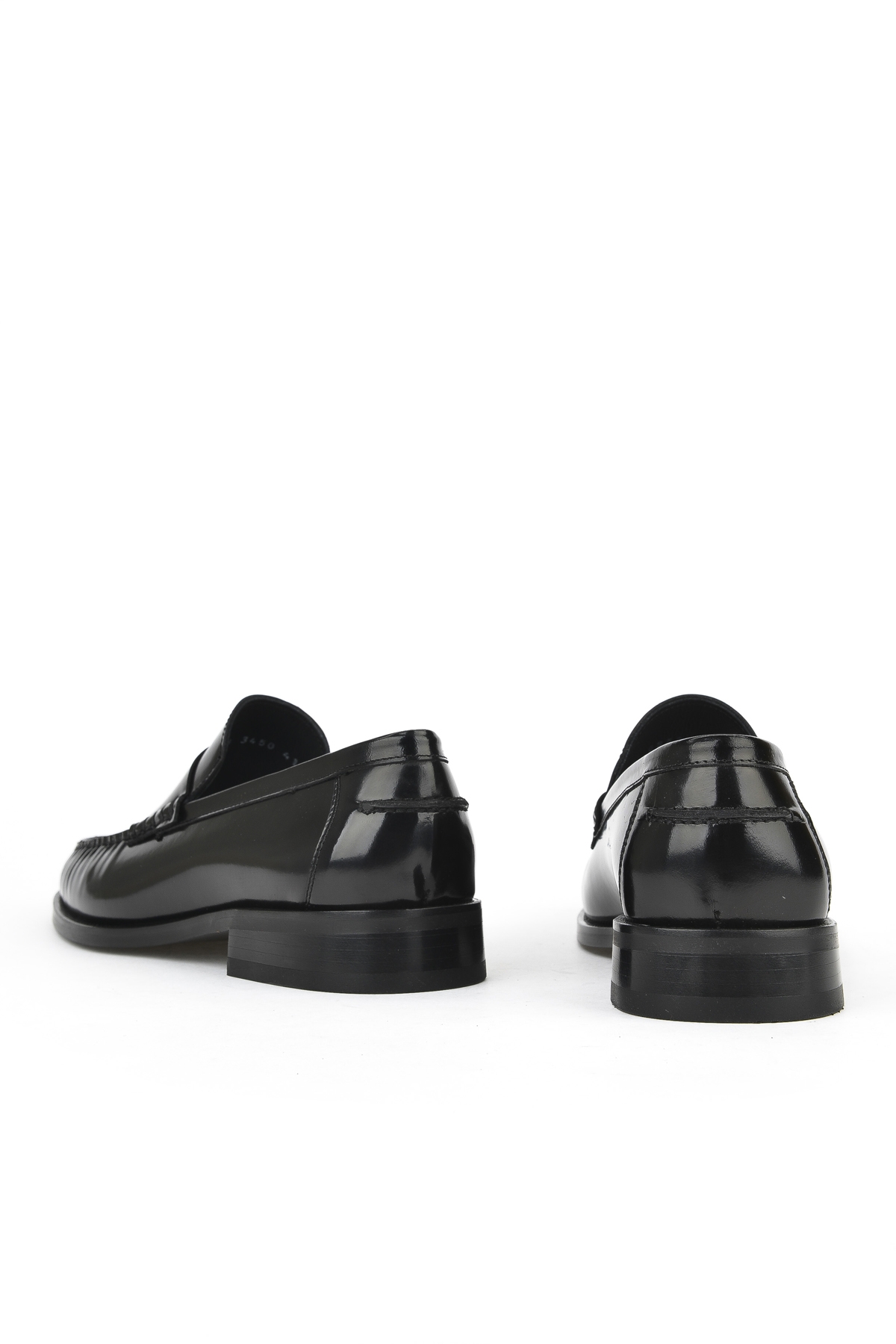 Erkek Hakiki Deri Ayakkabı 15350Z6868 Siyah - Görsel 4