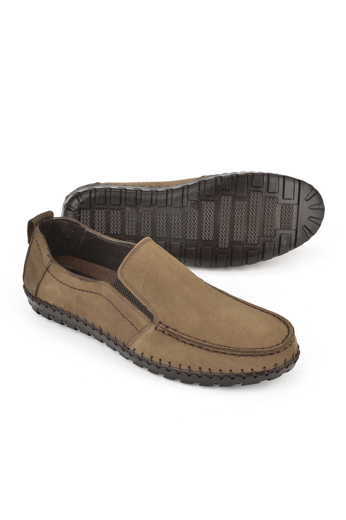 Erkek Hakiki Deri Ayakkabı 1511040ZY182312 Kum - Görsel 5