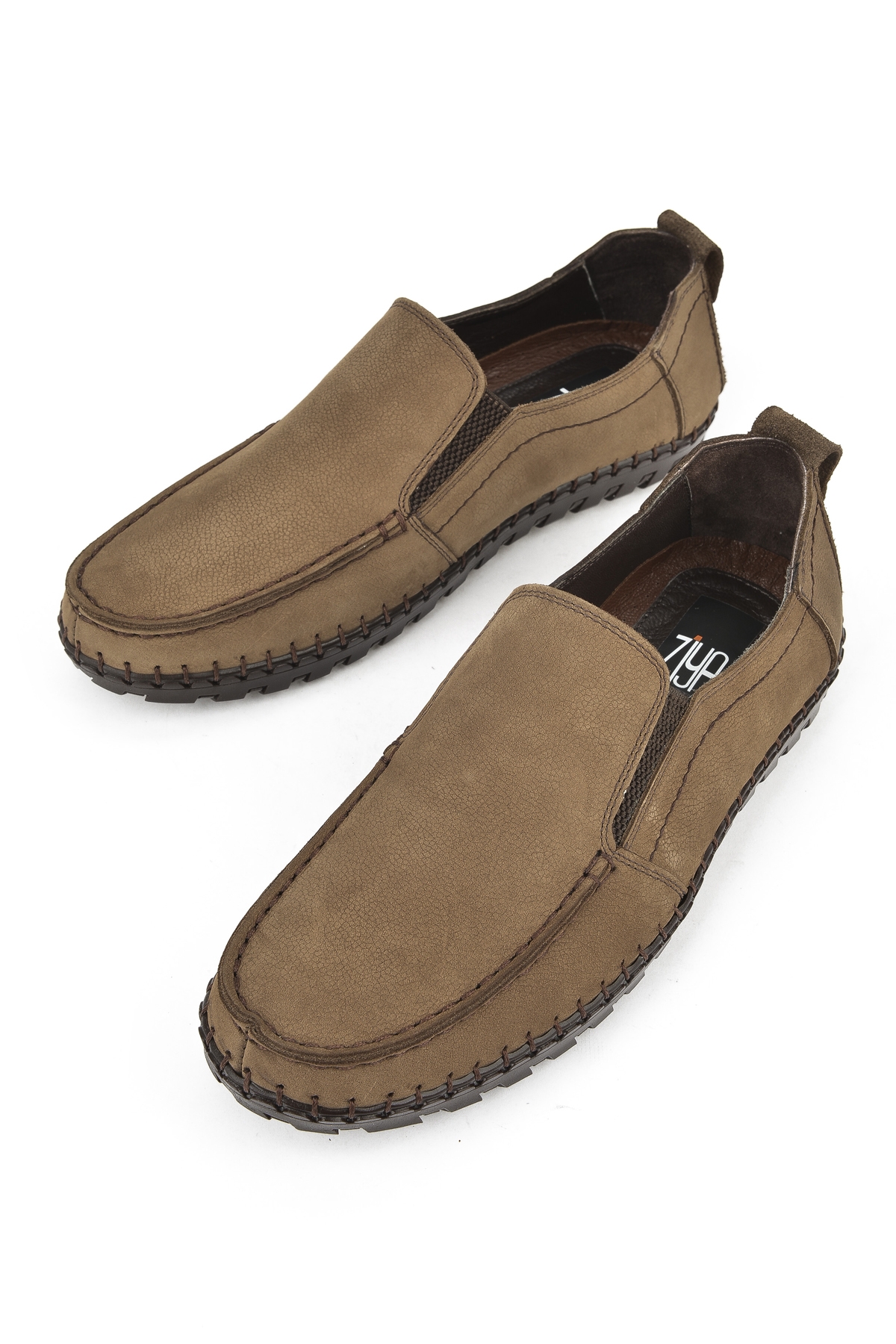 Erkek Hakiki Deri Ayakkabı 1511040ZY182312 Kum - Görsel 6