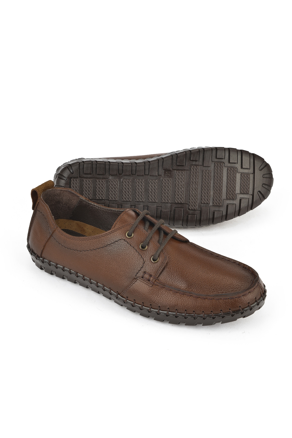 Erkek Hakiki Deri Ayakkabı 1511040ZY18232 Taba - Görsel 5