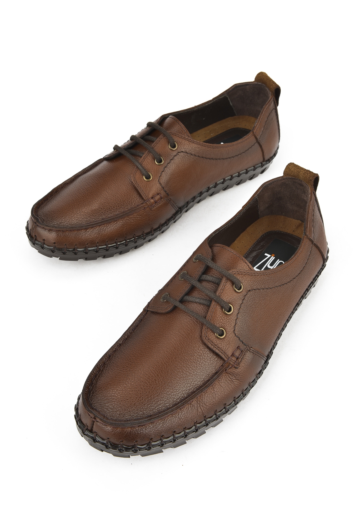 Erkek Hakiki Deri Ayakkabı 1511040ZY18232 Taba - Görsel 6