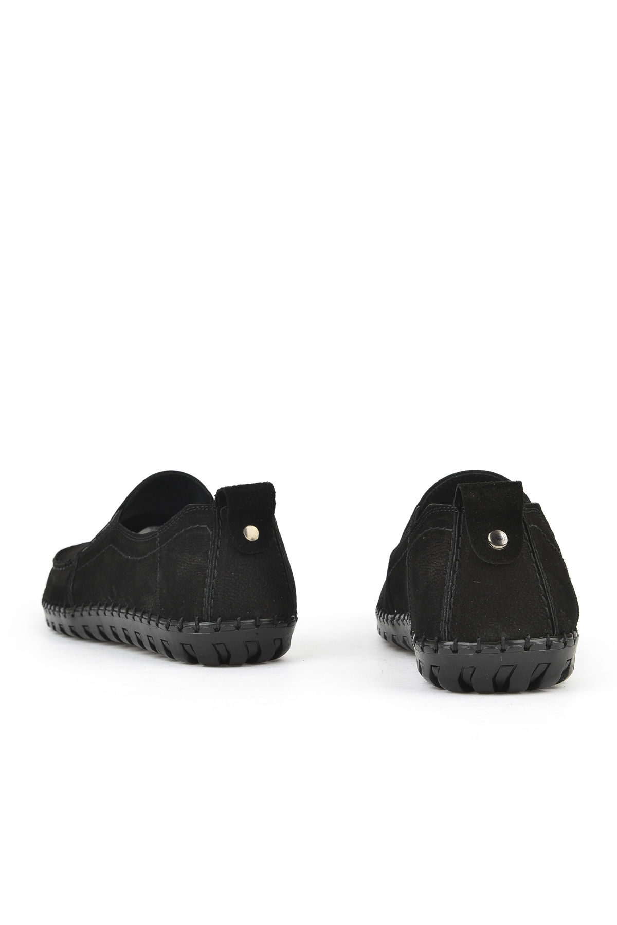 Erkek Hakiki Deri Ayakkabı 1511040ZY182312 Siyah - Görsel 4