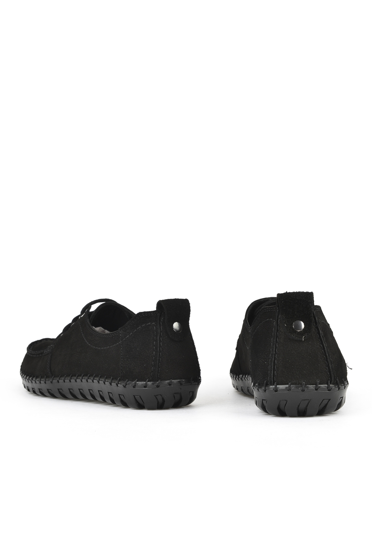 Erkek Hakiki Deri Ayakkabı 1511040ZY182322 Siyah - Görsel 4