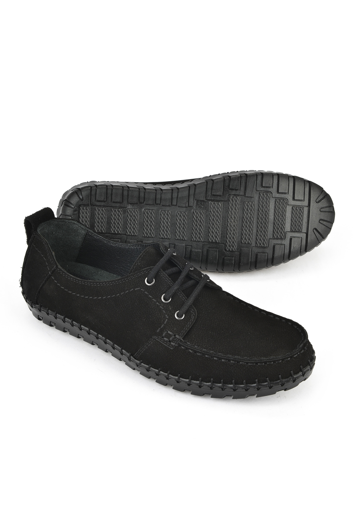 Erkek Hakiki Deri Ayakkabı 1511040ZY182322 Siyah - Görsel 5
