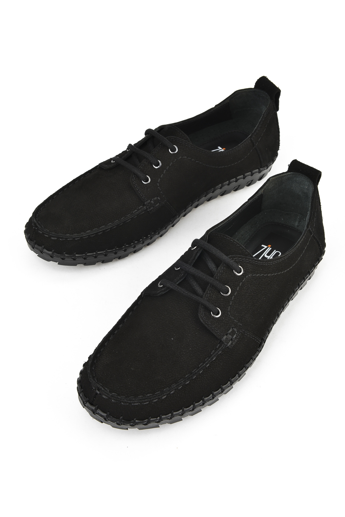 Erkek Hakiki Deri Ayakkabı 1511040ZY182322 Siyah - Görsel 6