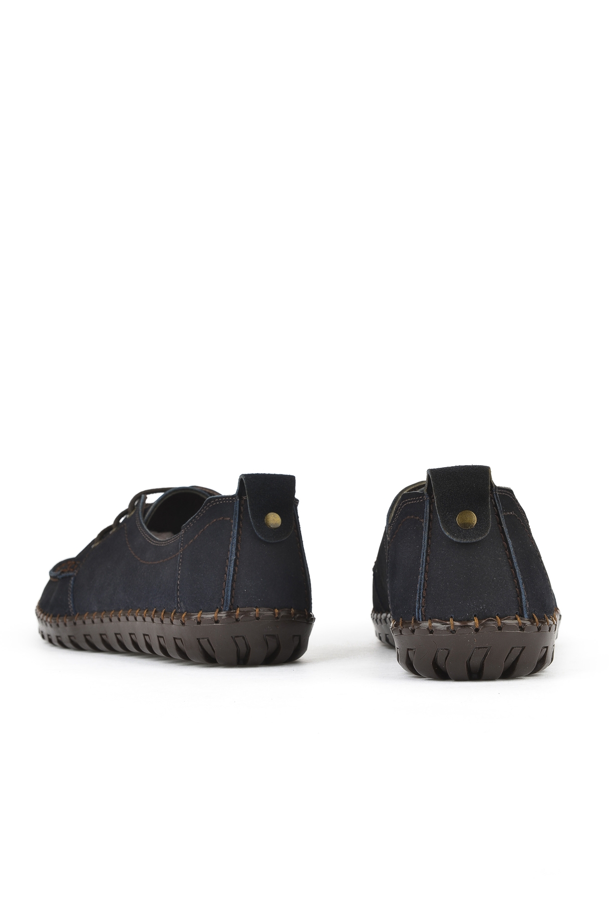 Erkek Hakiki Deri Ayakkabı 1511040ZY182322 Lacivert - Görsel 4