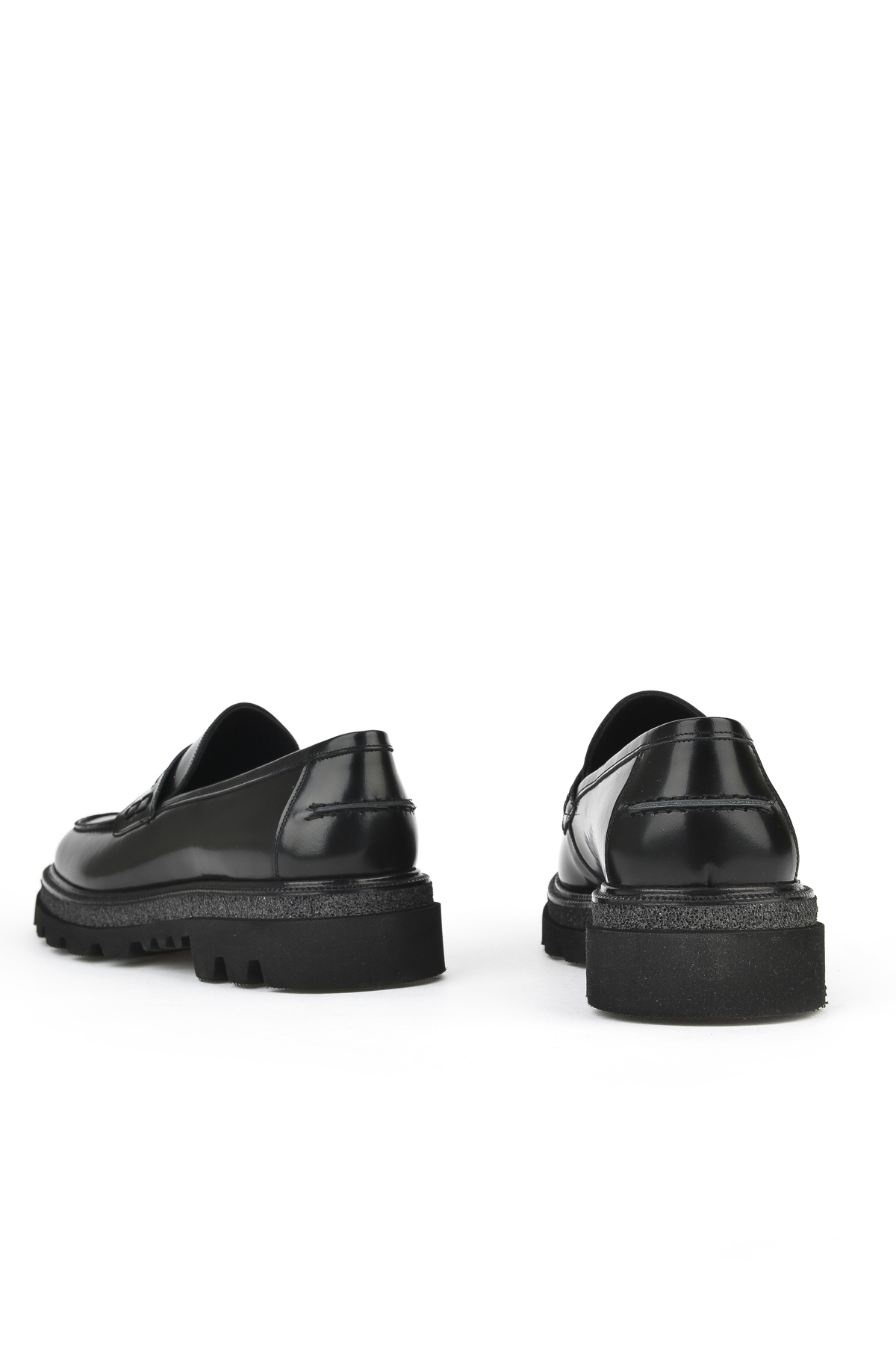 Erkek Hakiki Deri Ayakkabı 153745Z29201 Siyah - Görsel 4