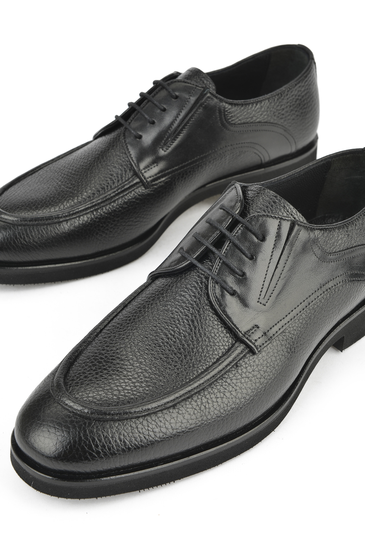 Erkek Hakiki Deri Ayakkabı 151145Z316 Siyah - Görsel 6