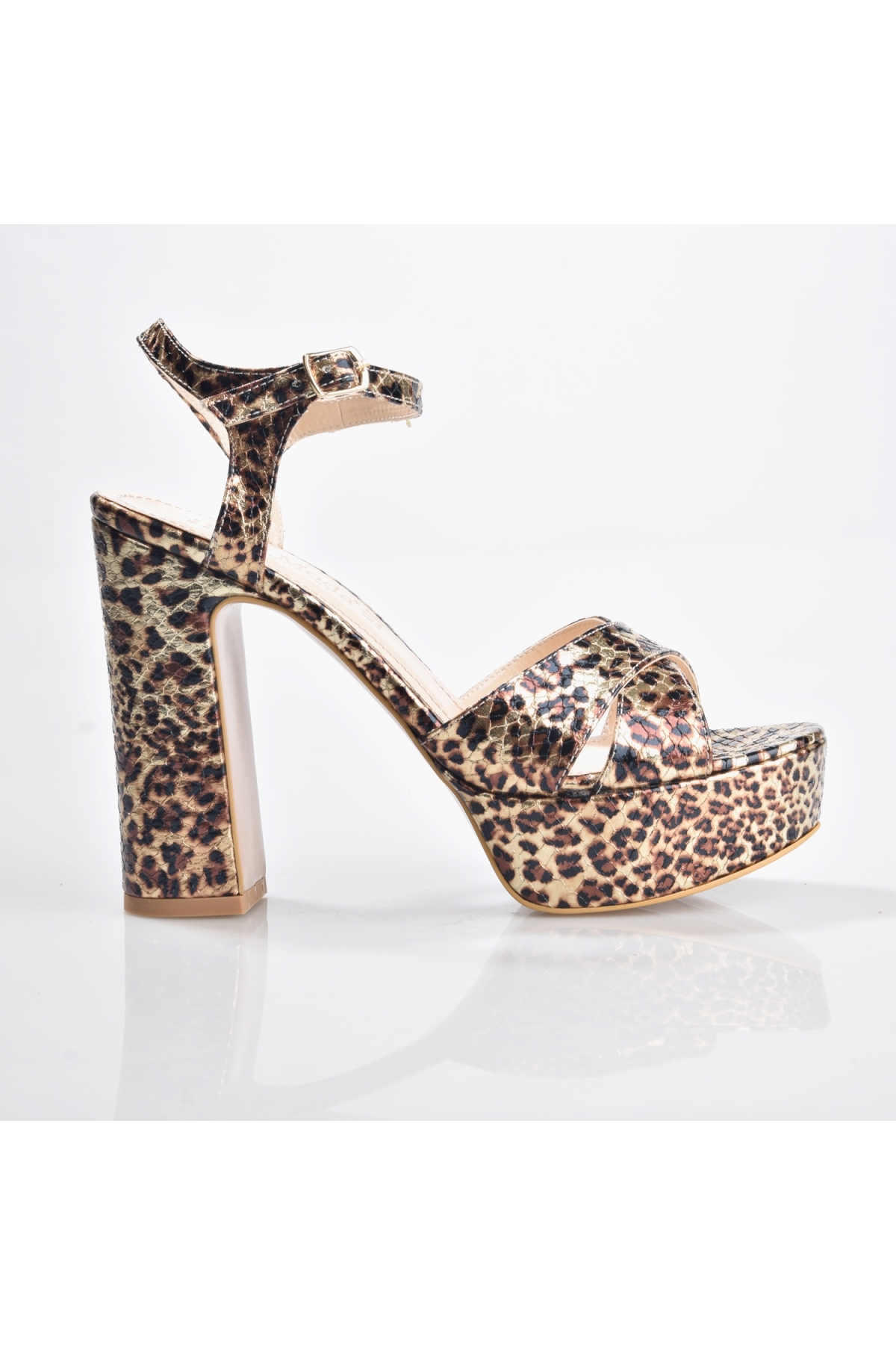 EK Park Moda K3026/5 Kadın Platform Topuklu Ayakkabı - Görsel 2