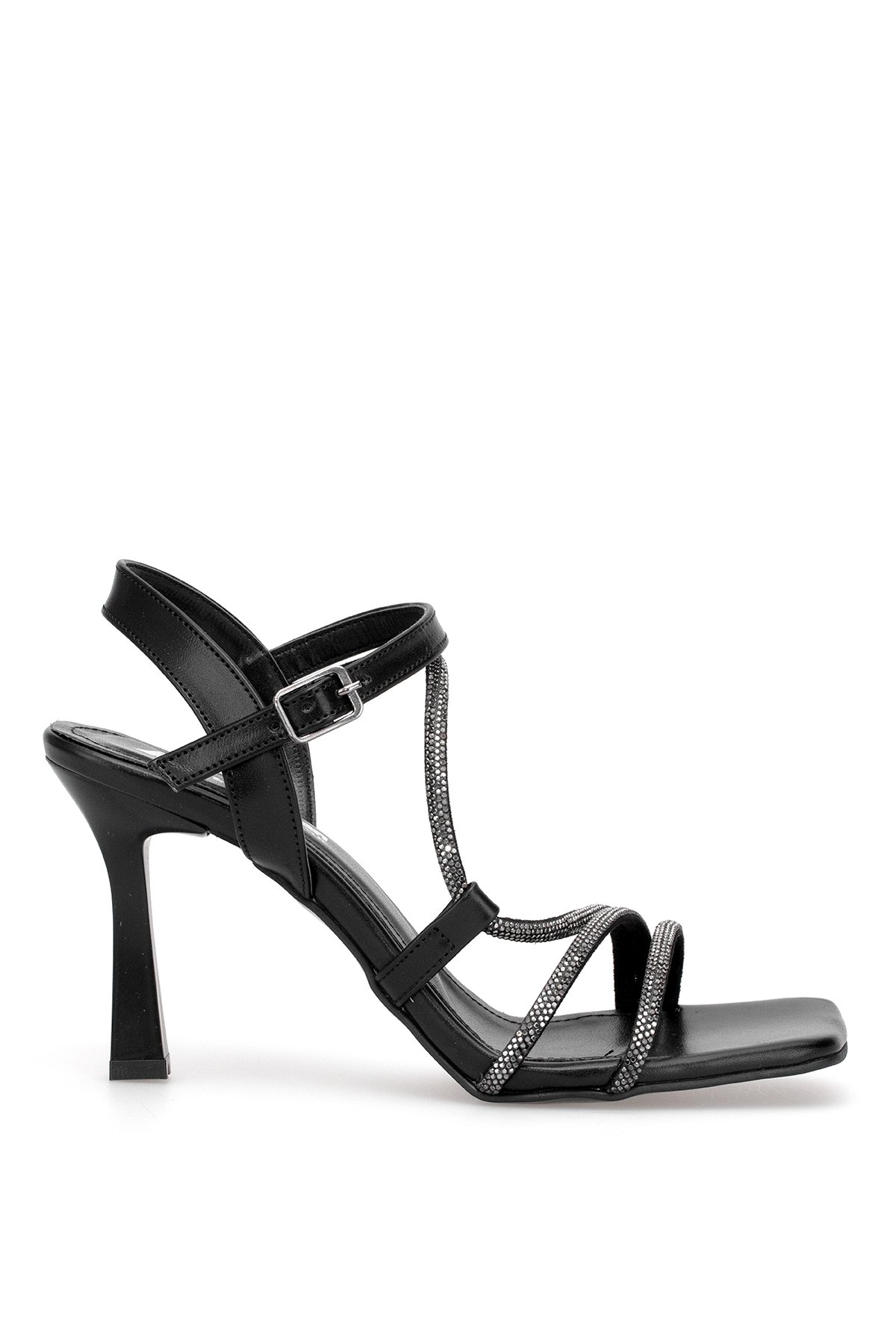 Elit MST1254M Kadın Klasik Topuklu ayakkabı Siyah - Görsel 2