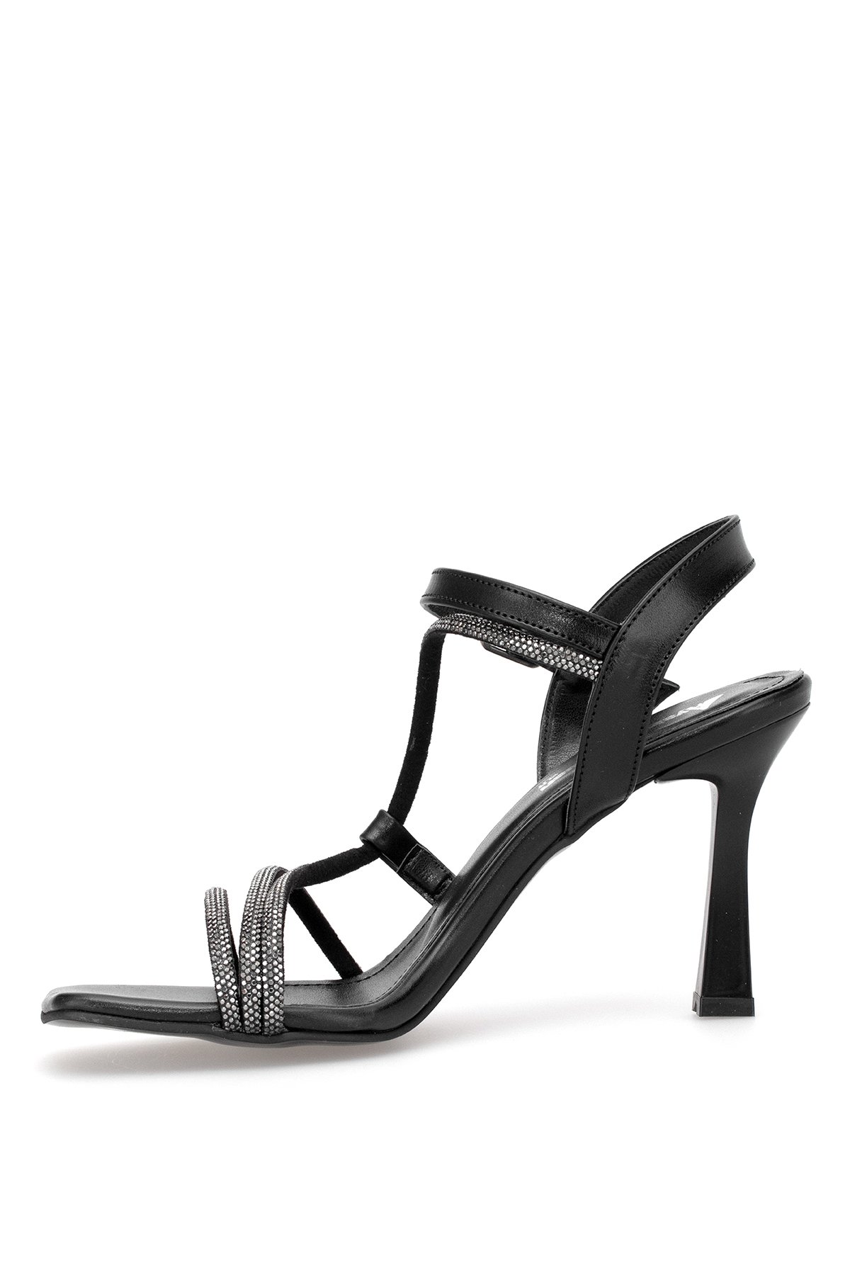 Elit MST1254M Kadın Klasik Topuklu ayakkabı Siyah - Görsel 4