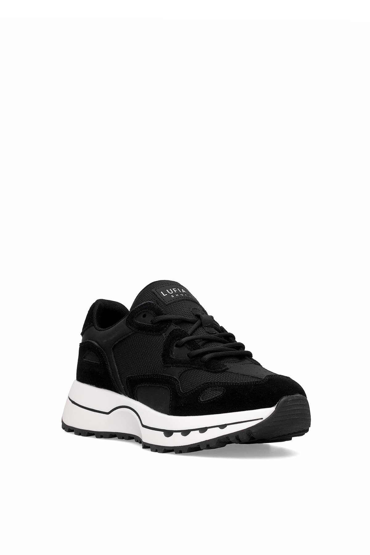 112230268 Graham Erkek Hakiki Deri Klasik Sneaker Siyah - Görsel 3