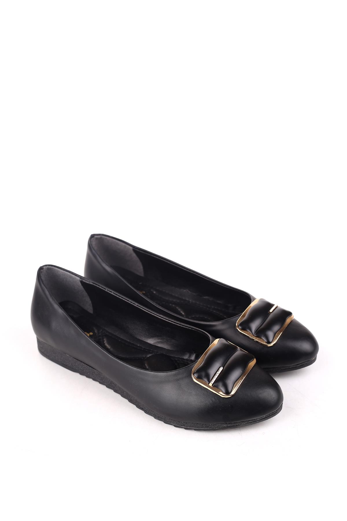 YS6074 Kadın Rahat Taban Günlük Babet Ayakkabı - Görsel 2