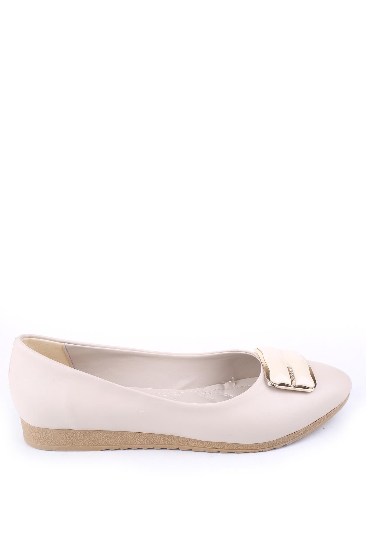YS6074 Kadın Rahat Taban Günlük Babet Ayakkabı - Görsel 3