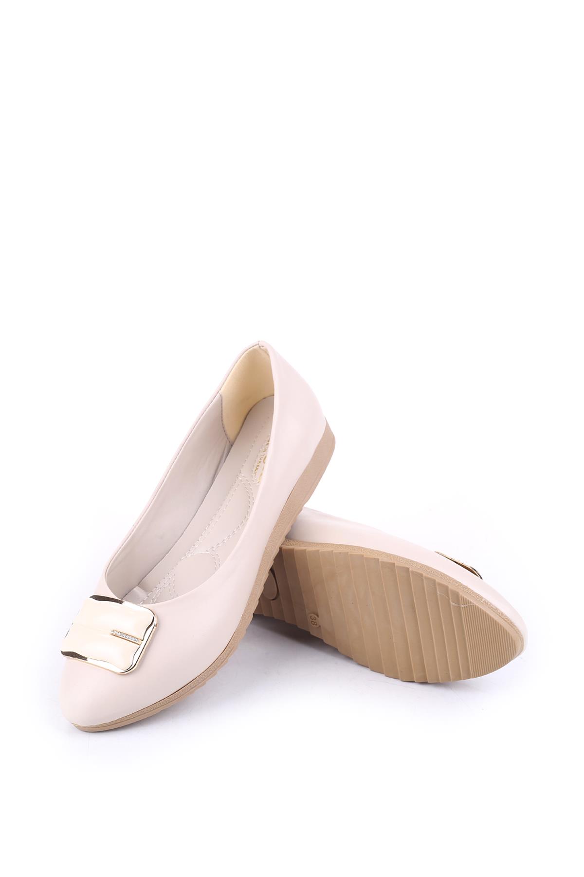 YS6074 Kadın Rahat Taban Günlük Babet Ayakkabı - Görsel 6