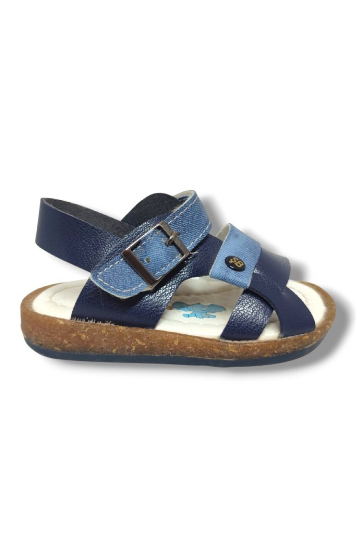 Şirinbebe 1595-20 Anatomik 3 Bant Kemer Tokalı Erkek Çocuk Sandalet Lacivert Mavi 21-25 - Görsel 3
