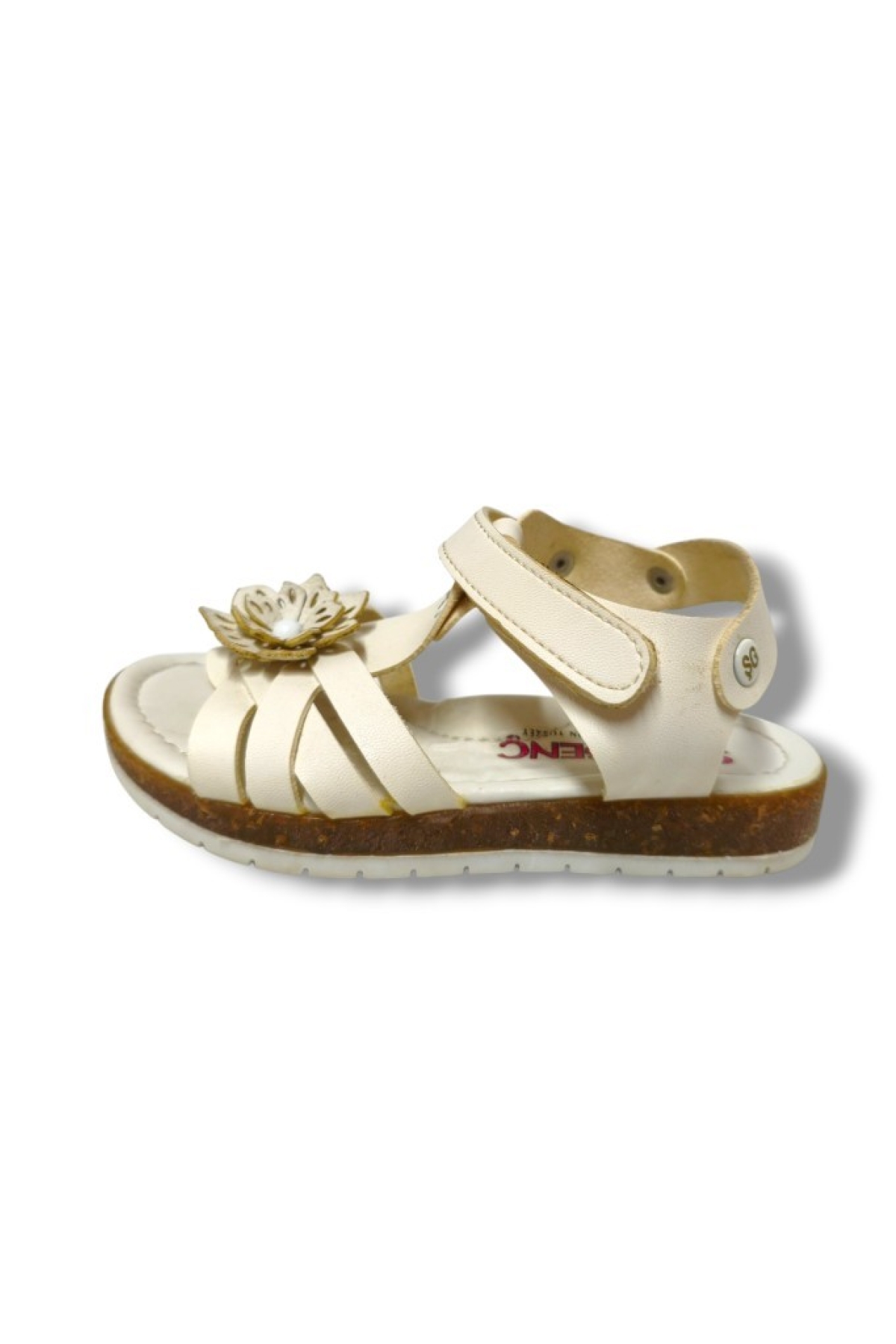 Şiringenç 3083-20 Çapraz Şerit Çiçekli Kız Çocuk Sandalet 26-30 - Görsel 3