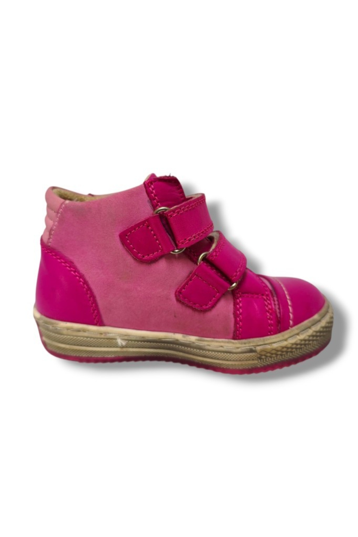 Özpınarcı 3080-20 Yıldızlı 2 Cırtlı Kız Çocuk Bot Fuşya Pembe 21-25 - Görsel 4