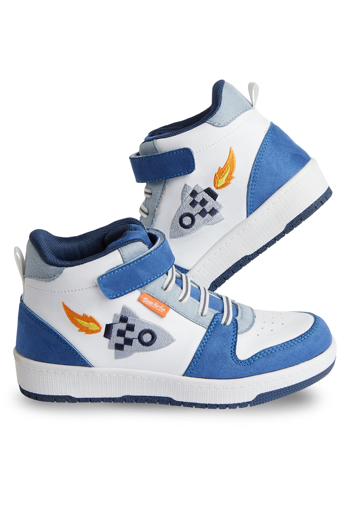 Roket Erkek Çocuk Beyaz Sneakers Spor Ayakkabı - Görsel 2