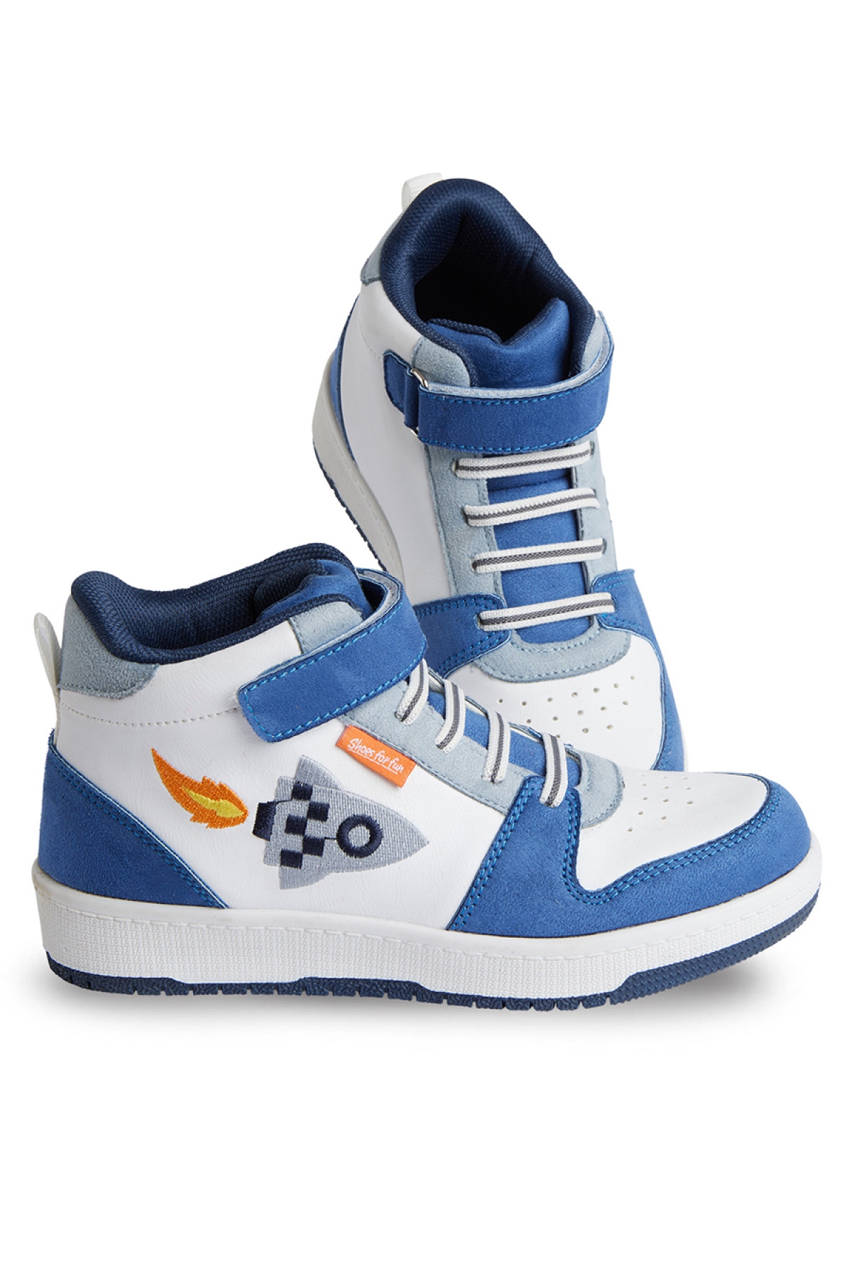 Roket Erkek Çocuk Beyaz Sneakers Spor Ayakkabı - Görsel 3