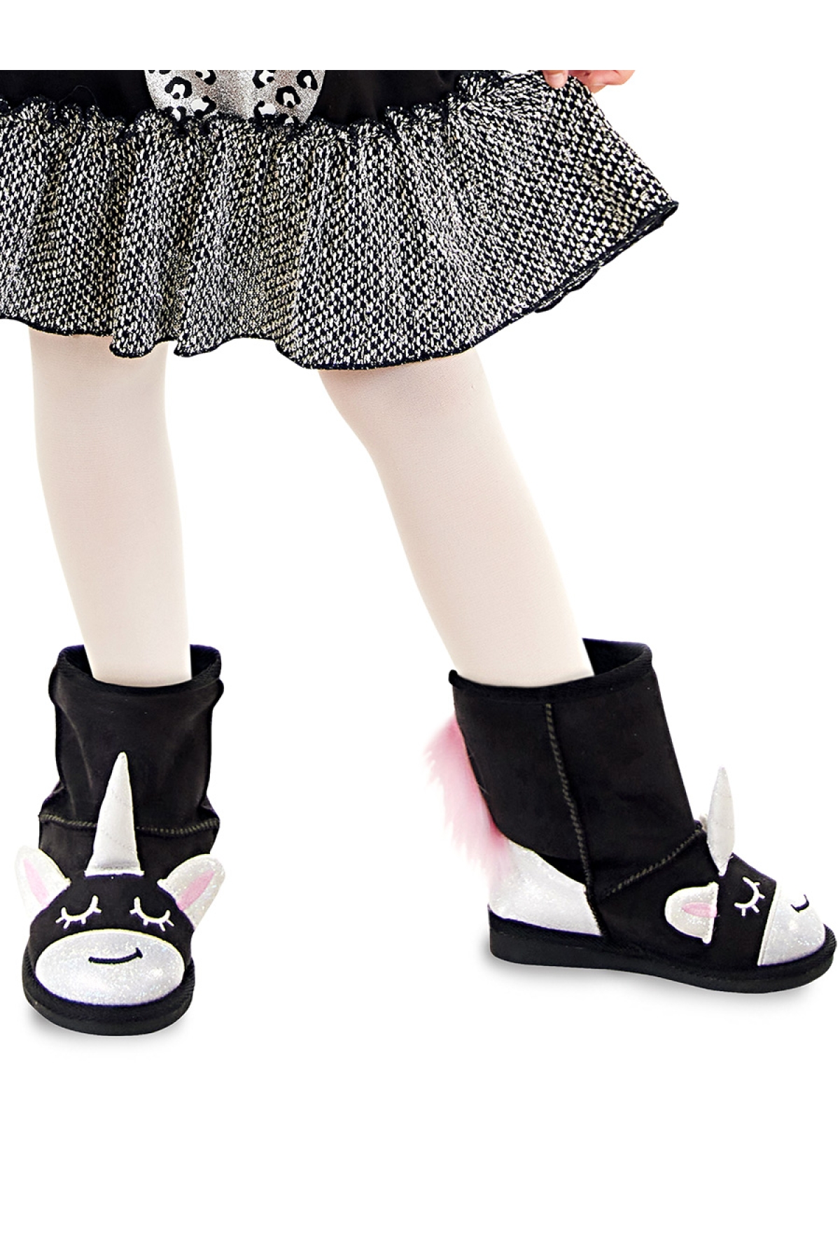 Siyah Unicorn Kız Çocuk Bot - Görsel 2