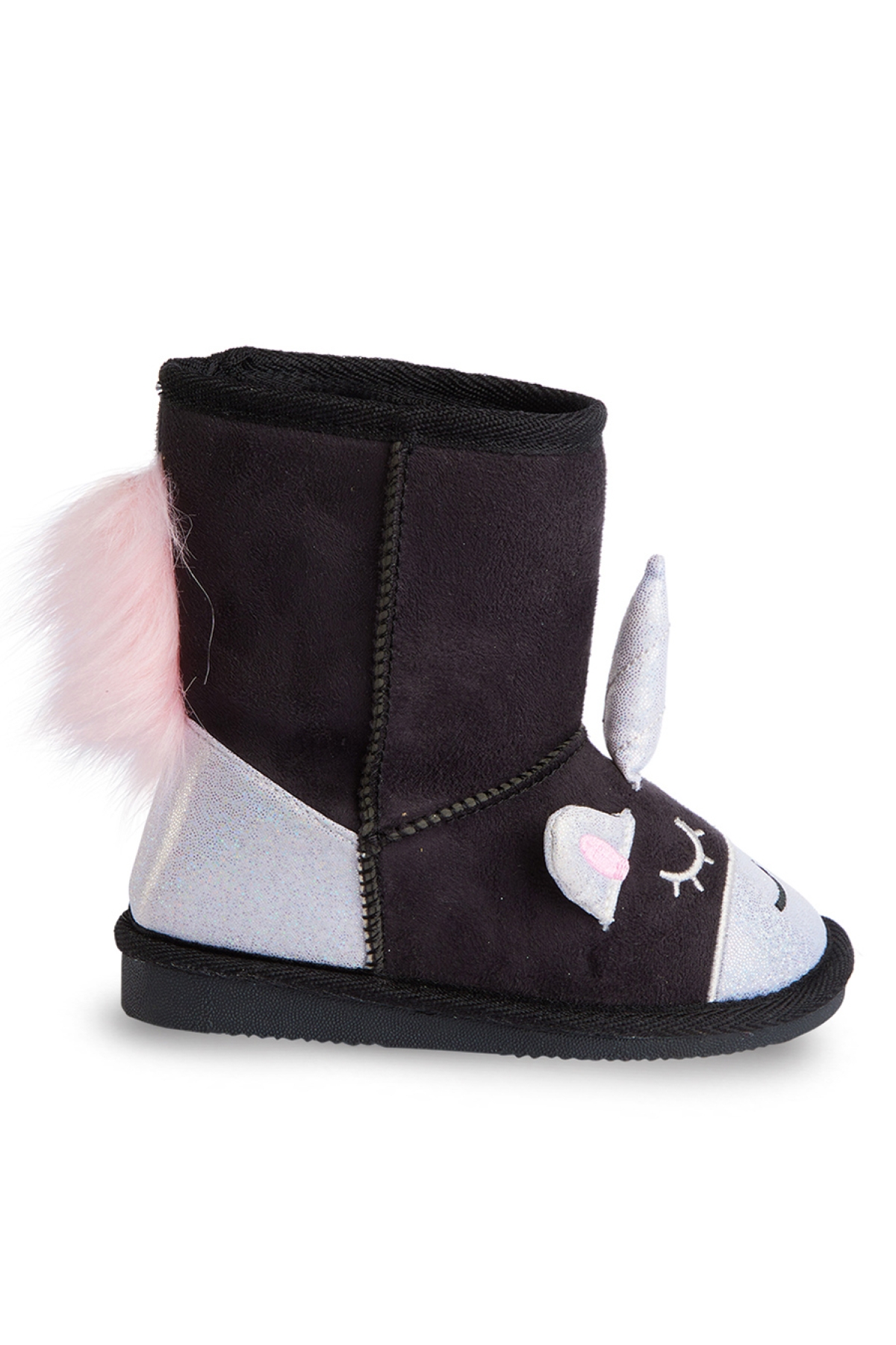 Siyah Unicorn Kız Çocuk Bot - Görsel 6