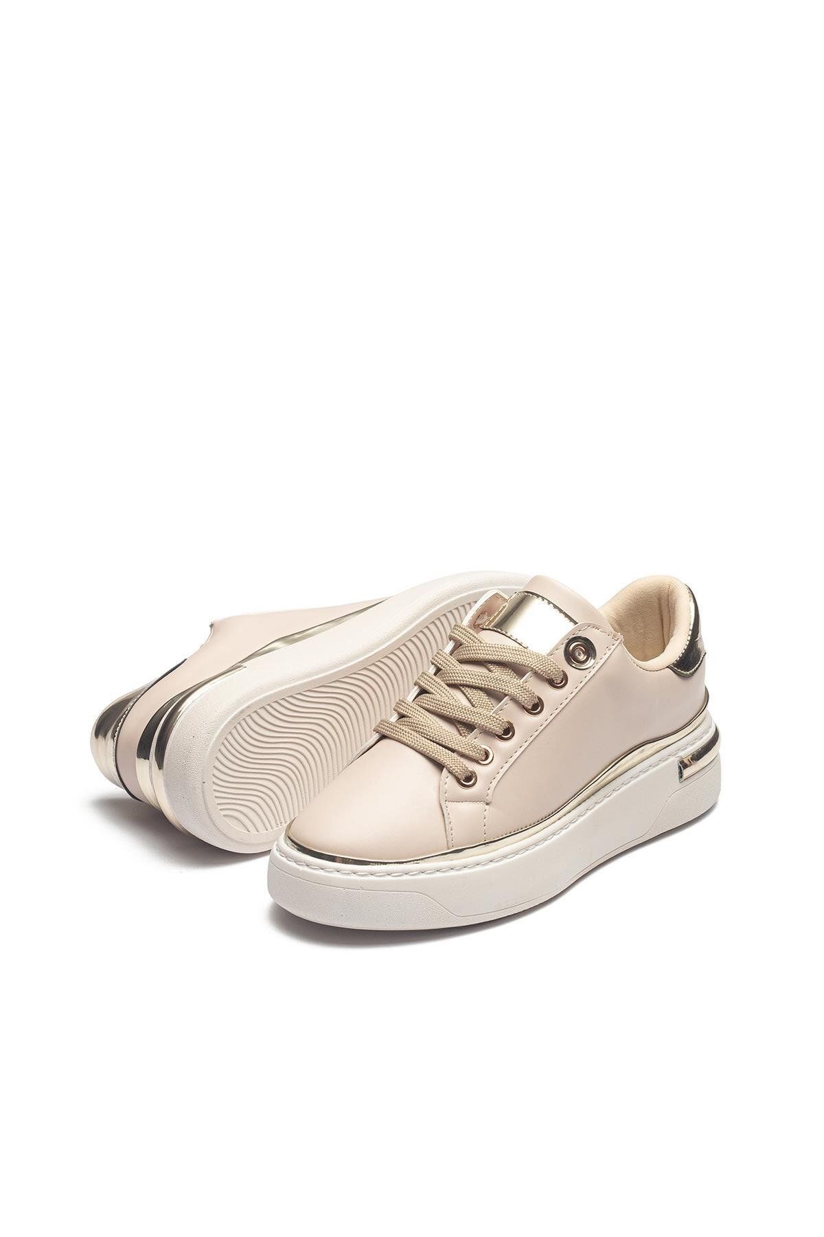 Kadın Günlük Kalın Taban Sneakers Spor Ayakkabı - Görsel 3