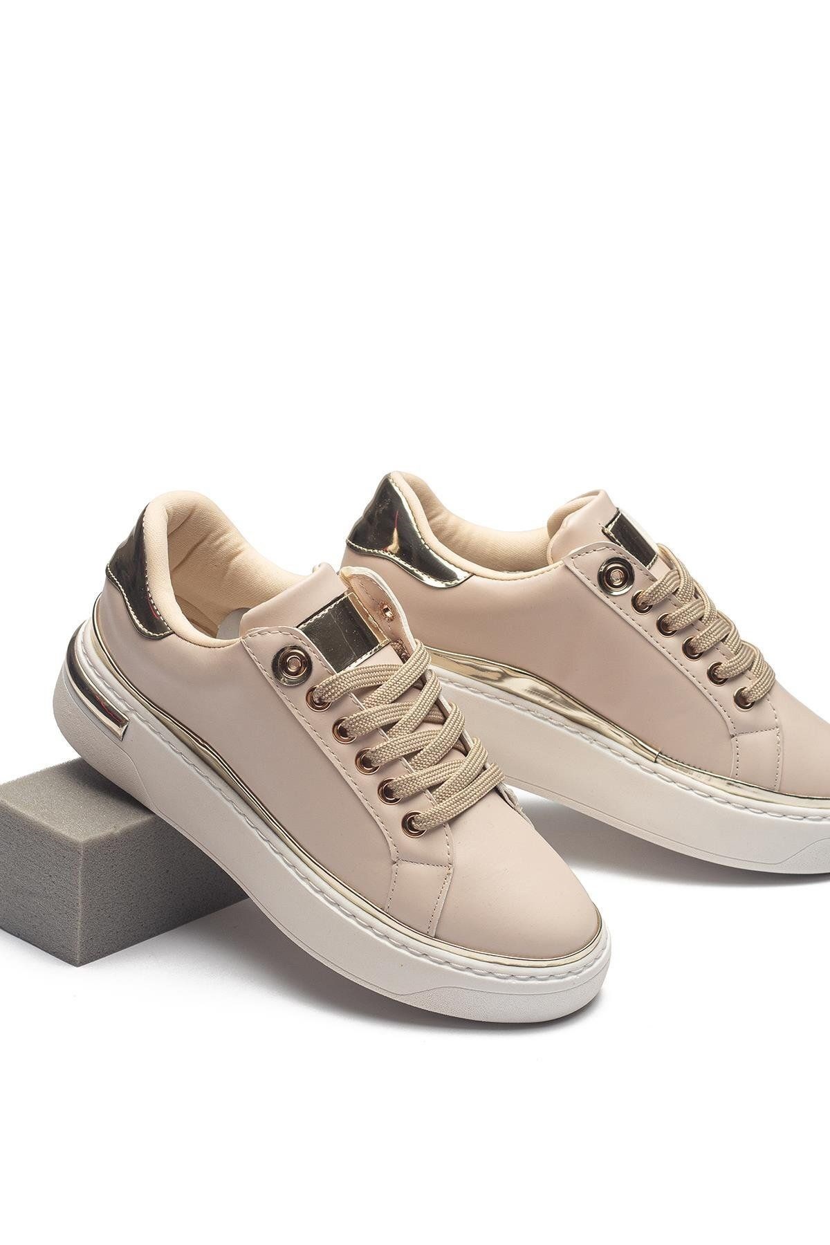 Kadın Günlük Kalın Taban Sneakers Spor Ayakkabı - Görsel 5