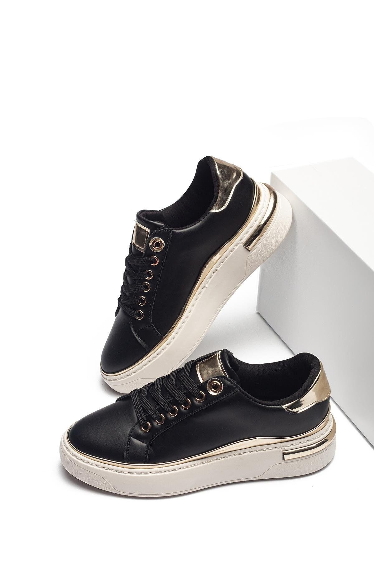 Kadın Günlük Kalın Taban Sneakers Spor Ayakkabı - Görsel 4