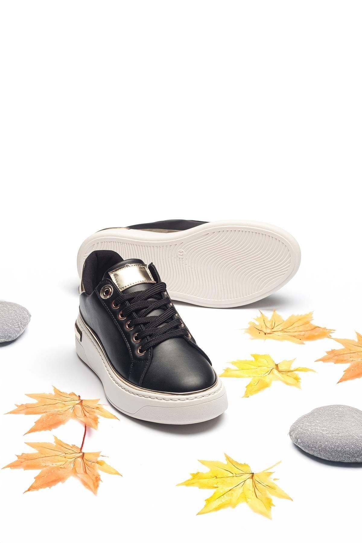 Kadın Günlük Kalın Taban Sneakers Spor Ayakkabı - Görsel 6