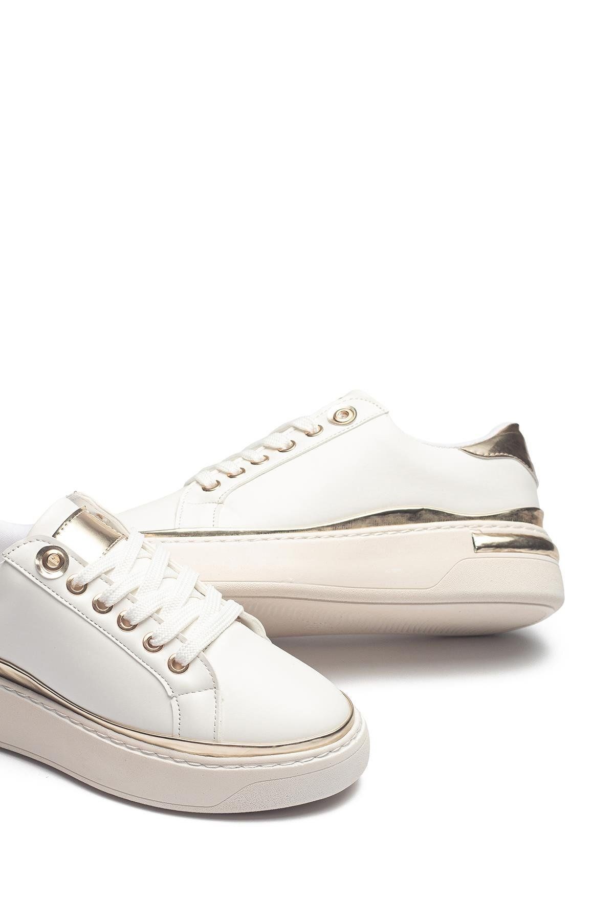 Kadın Günlük Kalın Taban Sneakers Spor Ayakkabı - Görsel 3