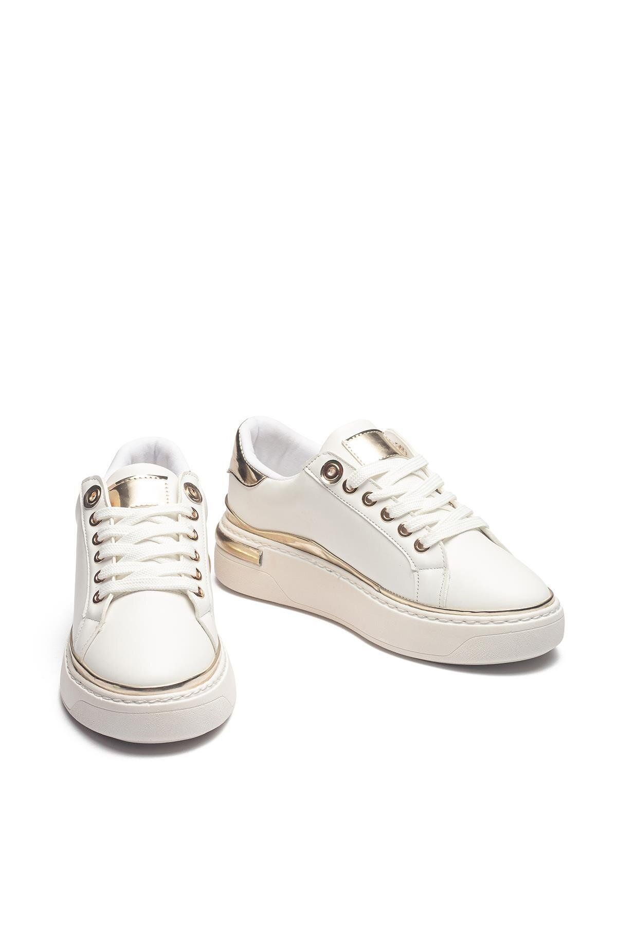 Kadın Günlük Kalın Taban Sneakers Spor Ayakkabı - Görsel 6