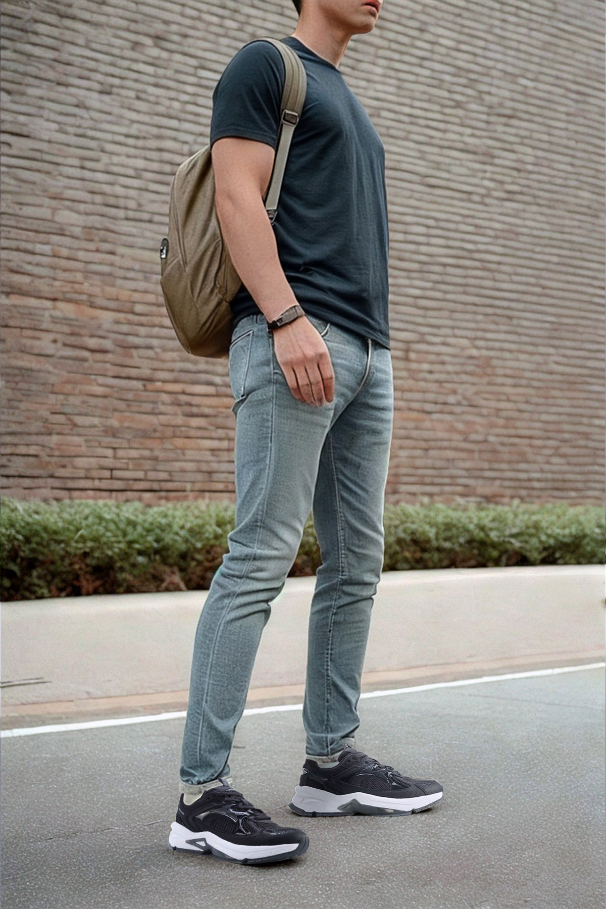 HOME 5FX Siyah Erkek Sneaker - Görsel 3