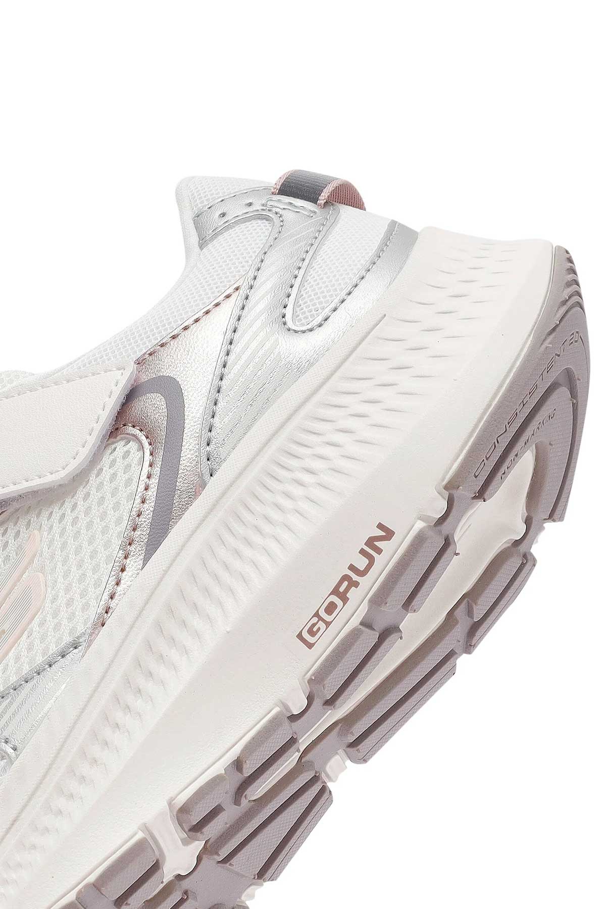 Skechers GO RUN CONSISTENT 2.0 Beyaz Kız Çocuk Sneaker - Görsel 6